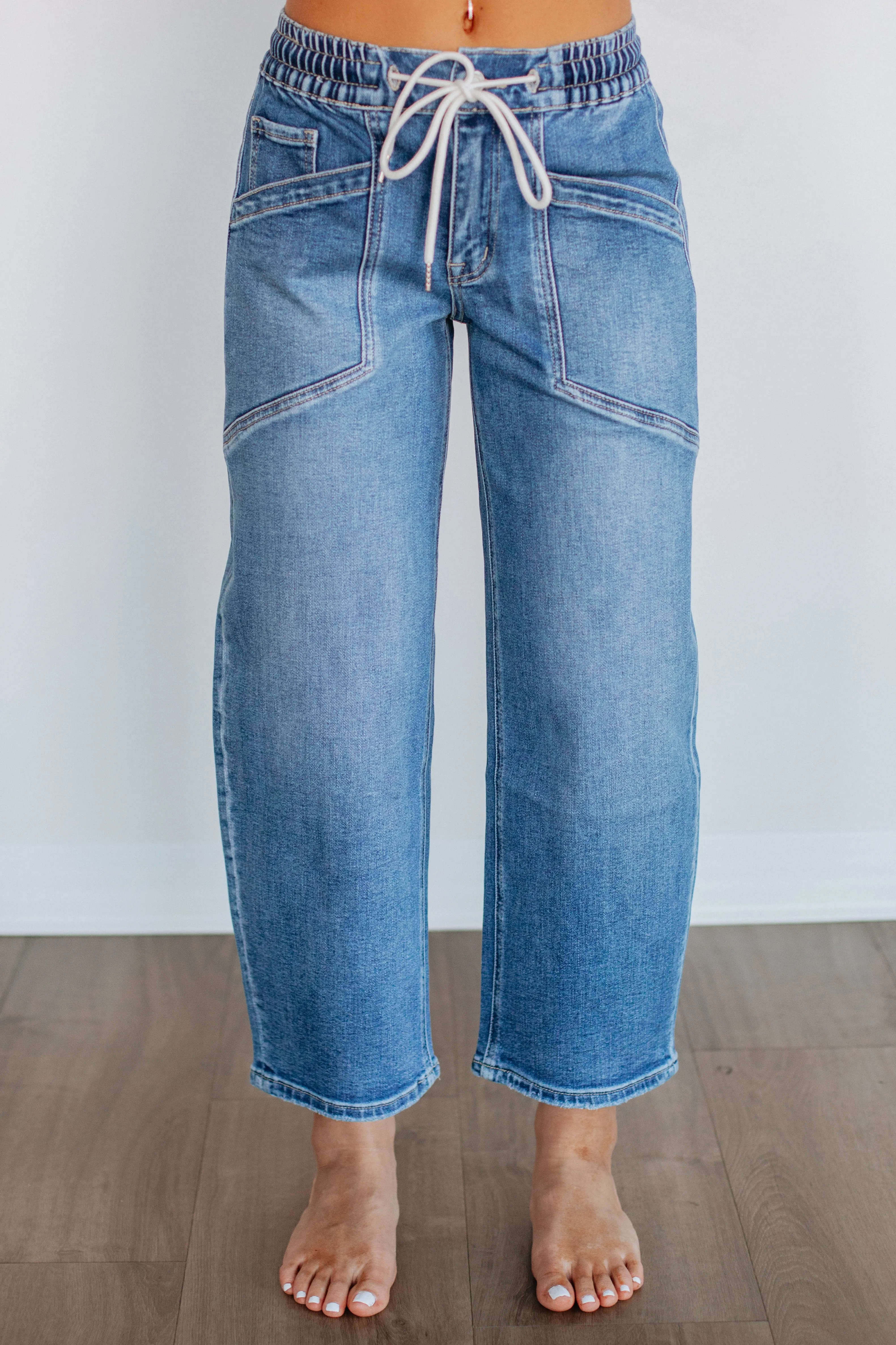 Kate Vervet Jeans - Energetic sold by Wild Oak Boutique product image thumbnail 3