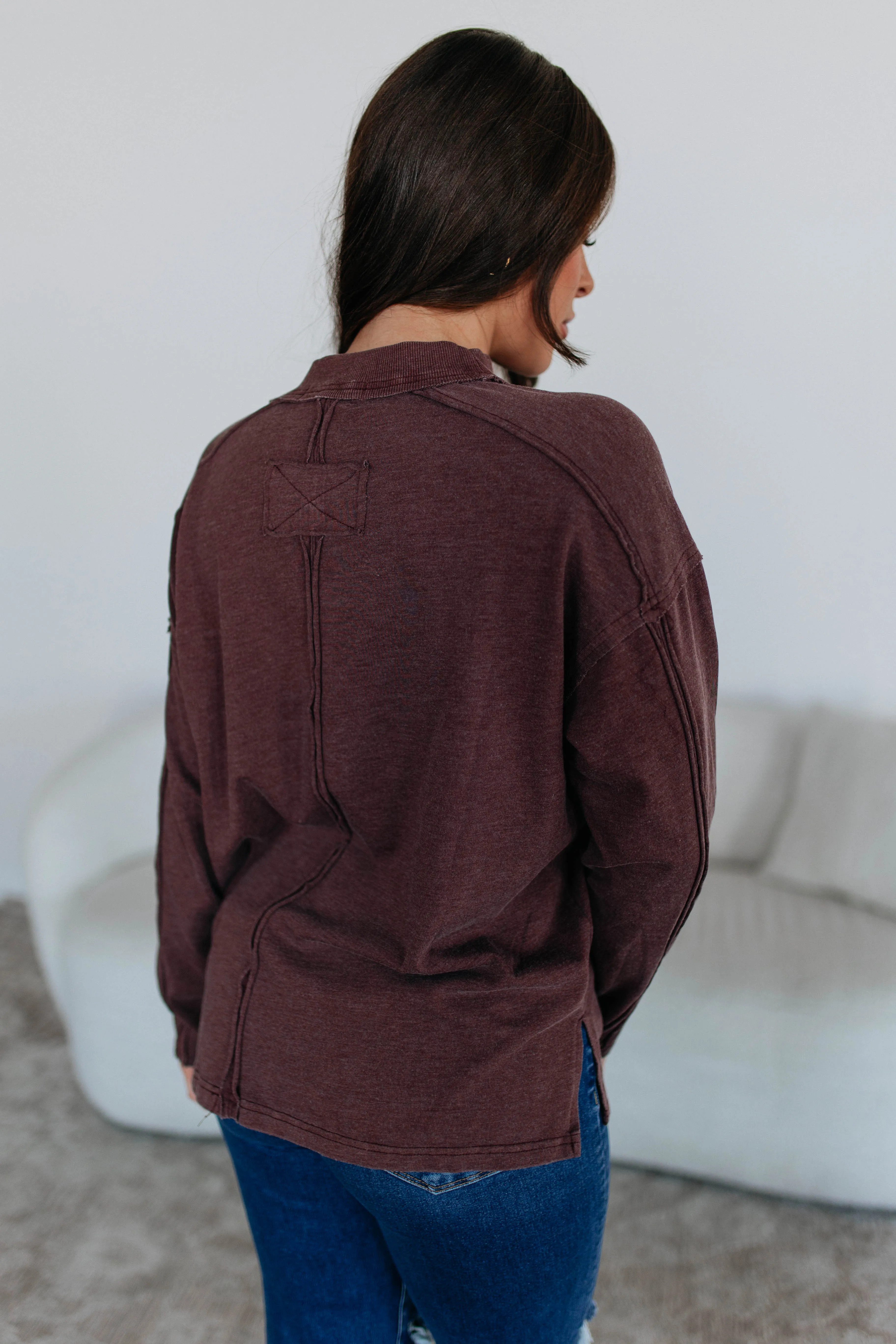 Keiah Lounge Top sold by Wild Oak Boutique product image thumbnail 5