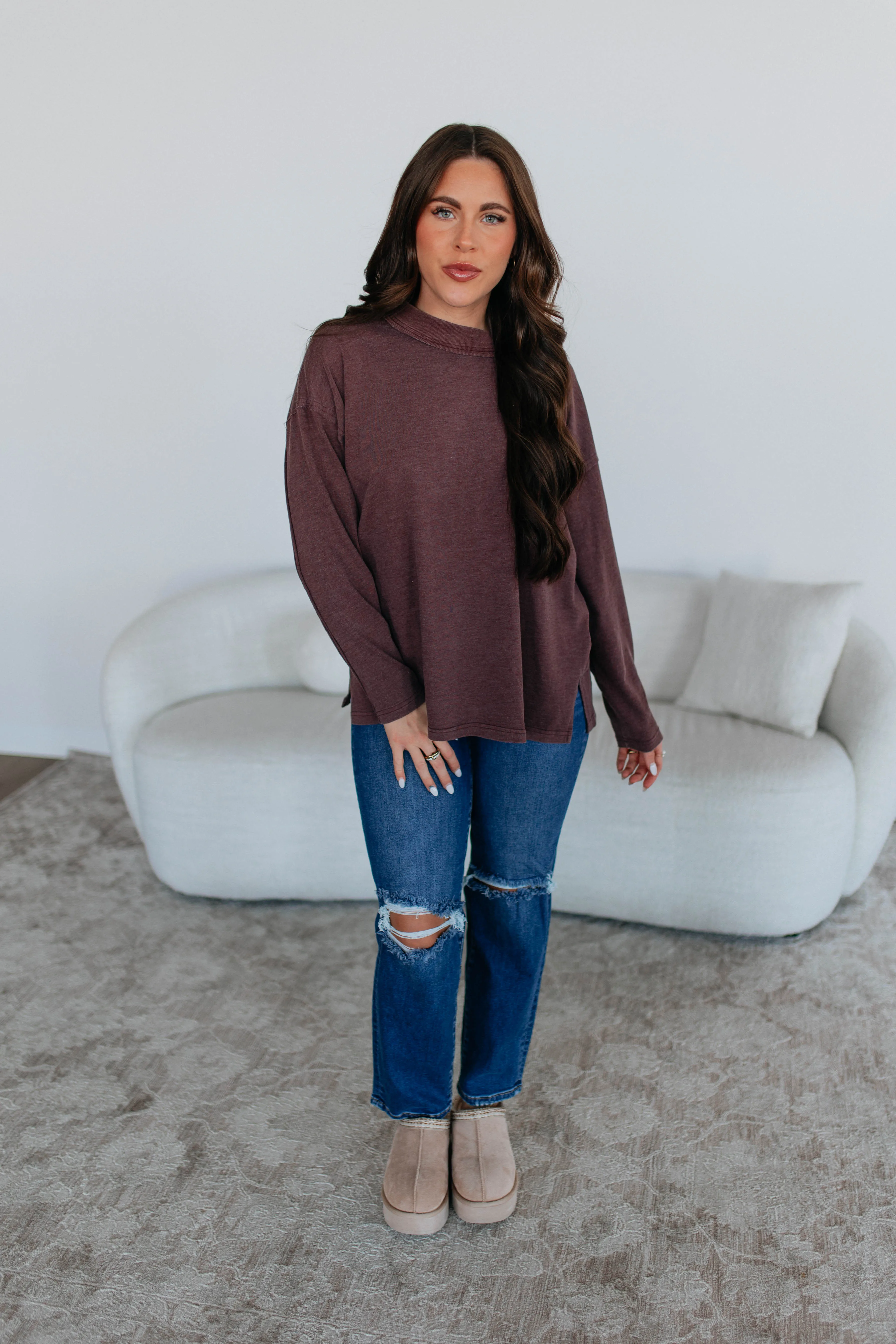 Keiah Lounge Top sold by Wild Oak Boutique product image thumbnail 2