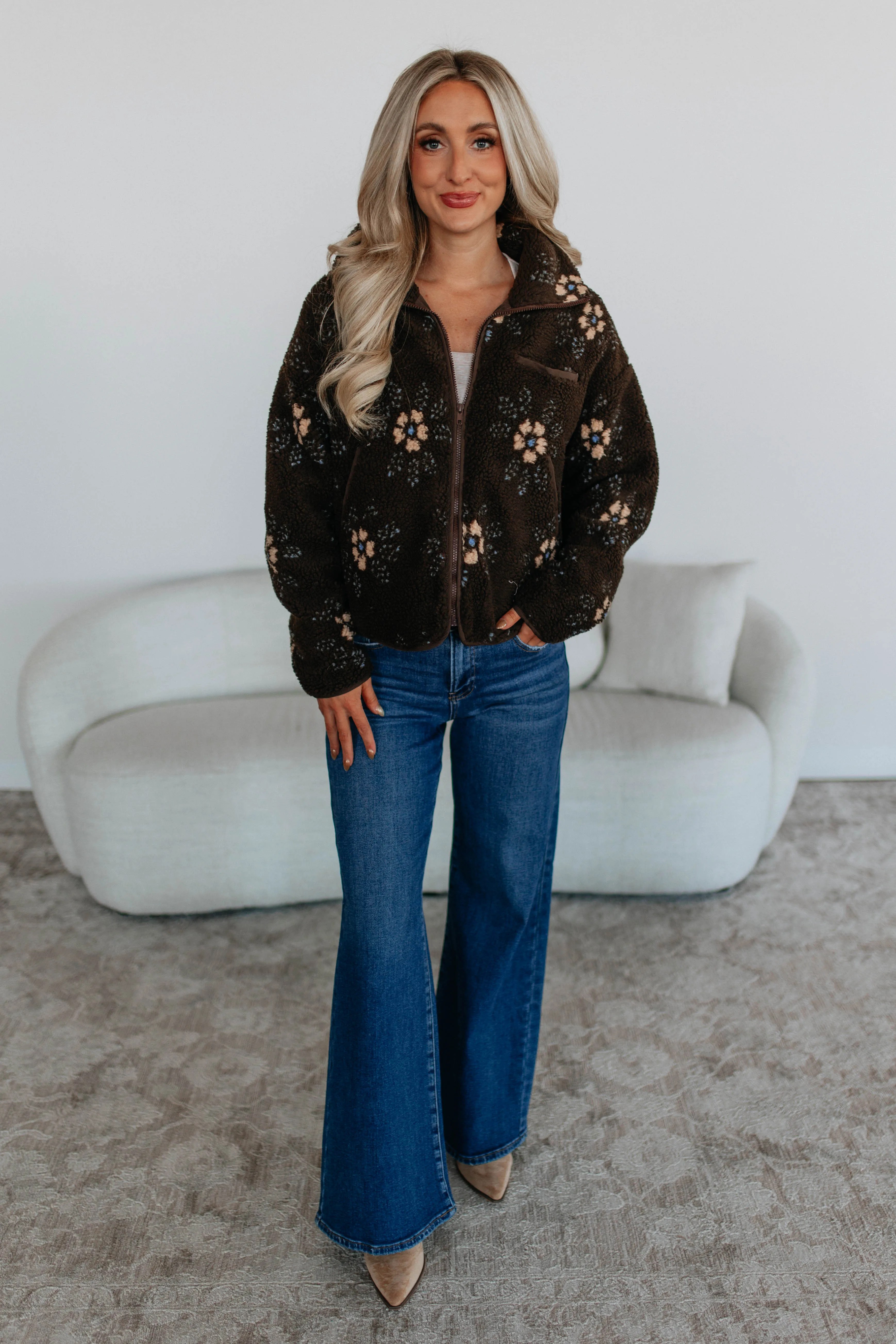 Flower Power Jacket sold by Wild Oak Boutique product image thumbnail 2