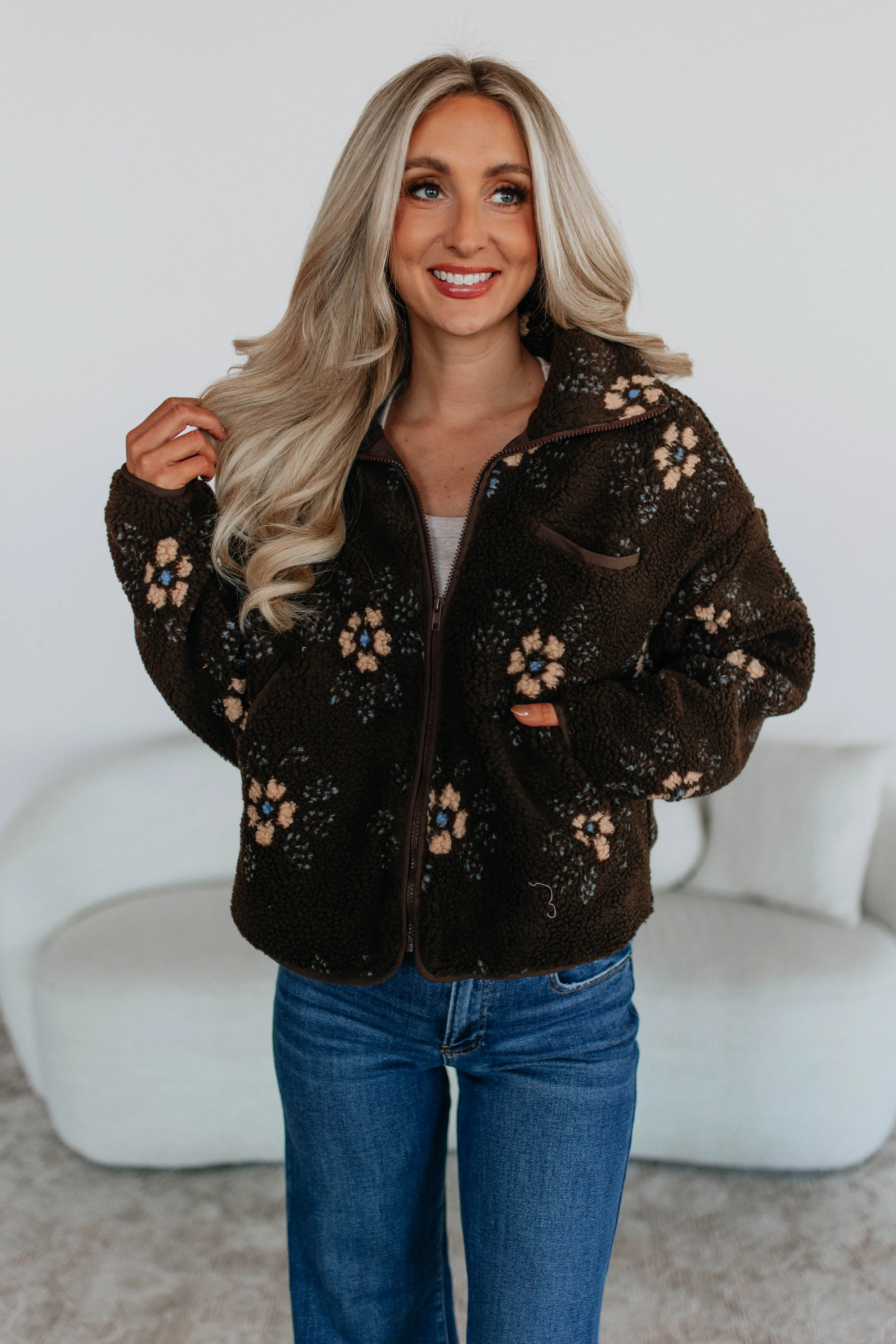 Flower Power Jacket sold by Wild Oak Boutique product image thumbnail 4
