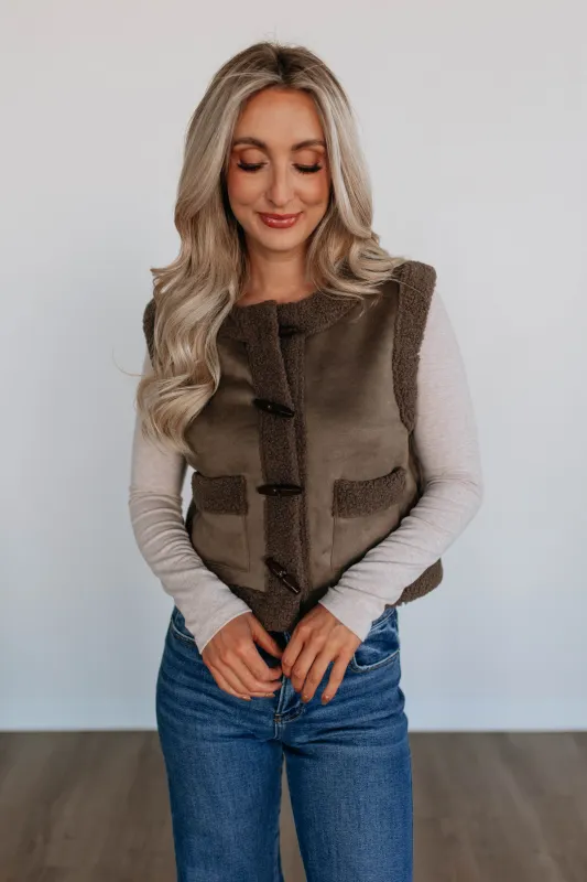 Chaya Sherpa Vest made by Sunday Edition