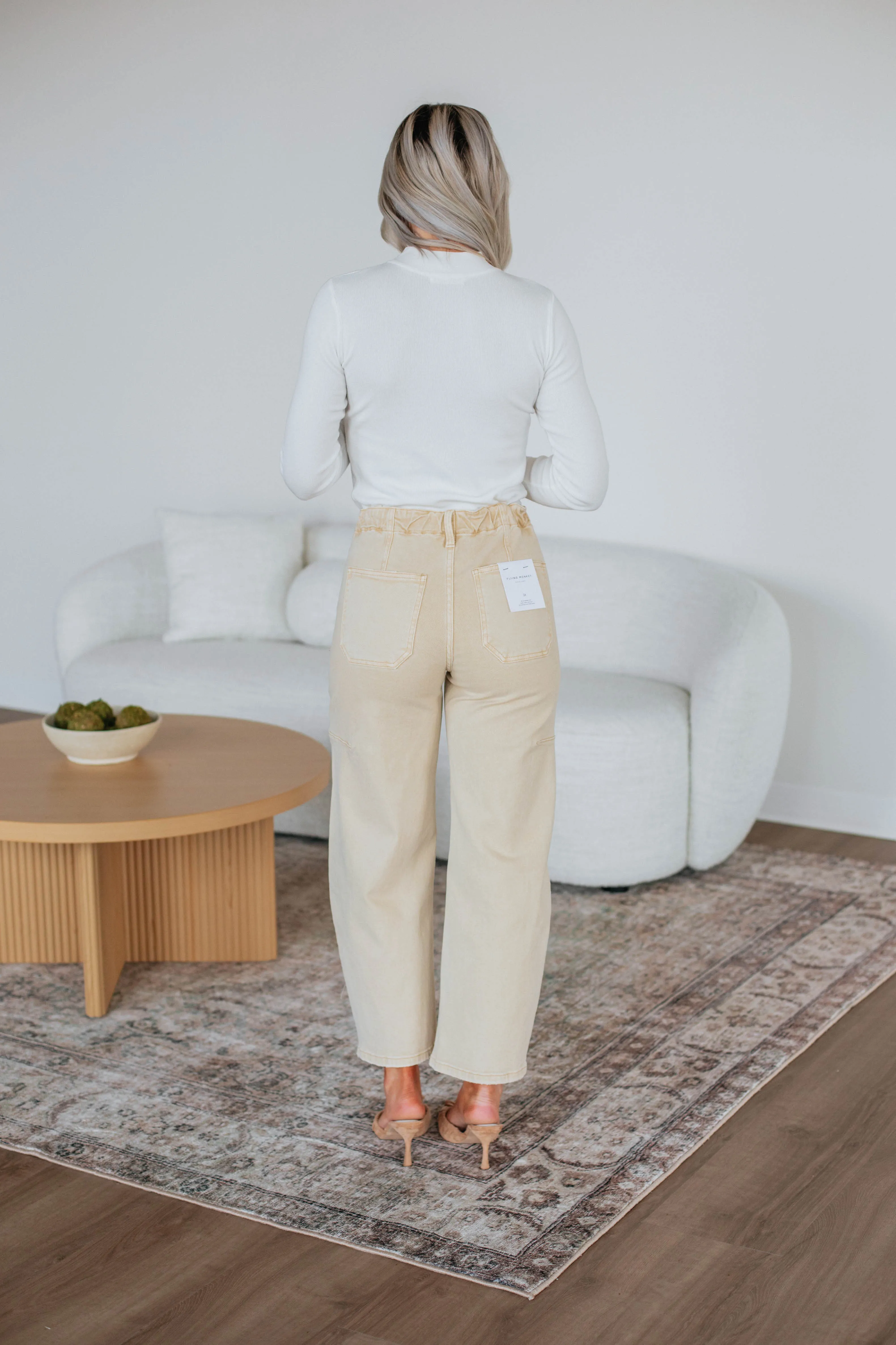 Gwenivere Flying Monkey Jeans - Beige sold by Wild Oak Boutique product image thumbnail 5