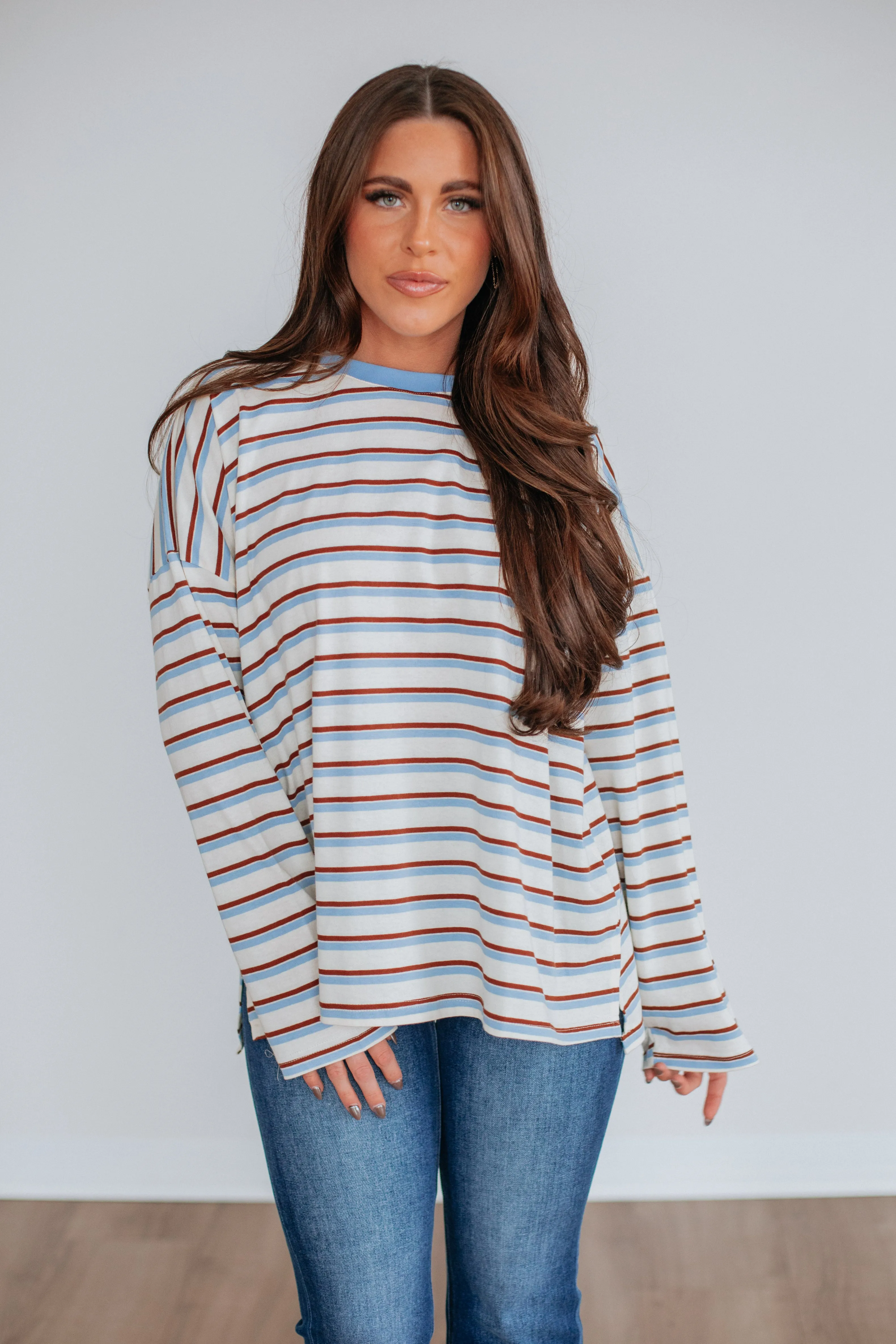 Cori Striped Top sold by Wild Oak Boutique product image thumbnail 4