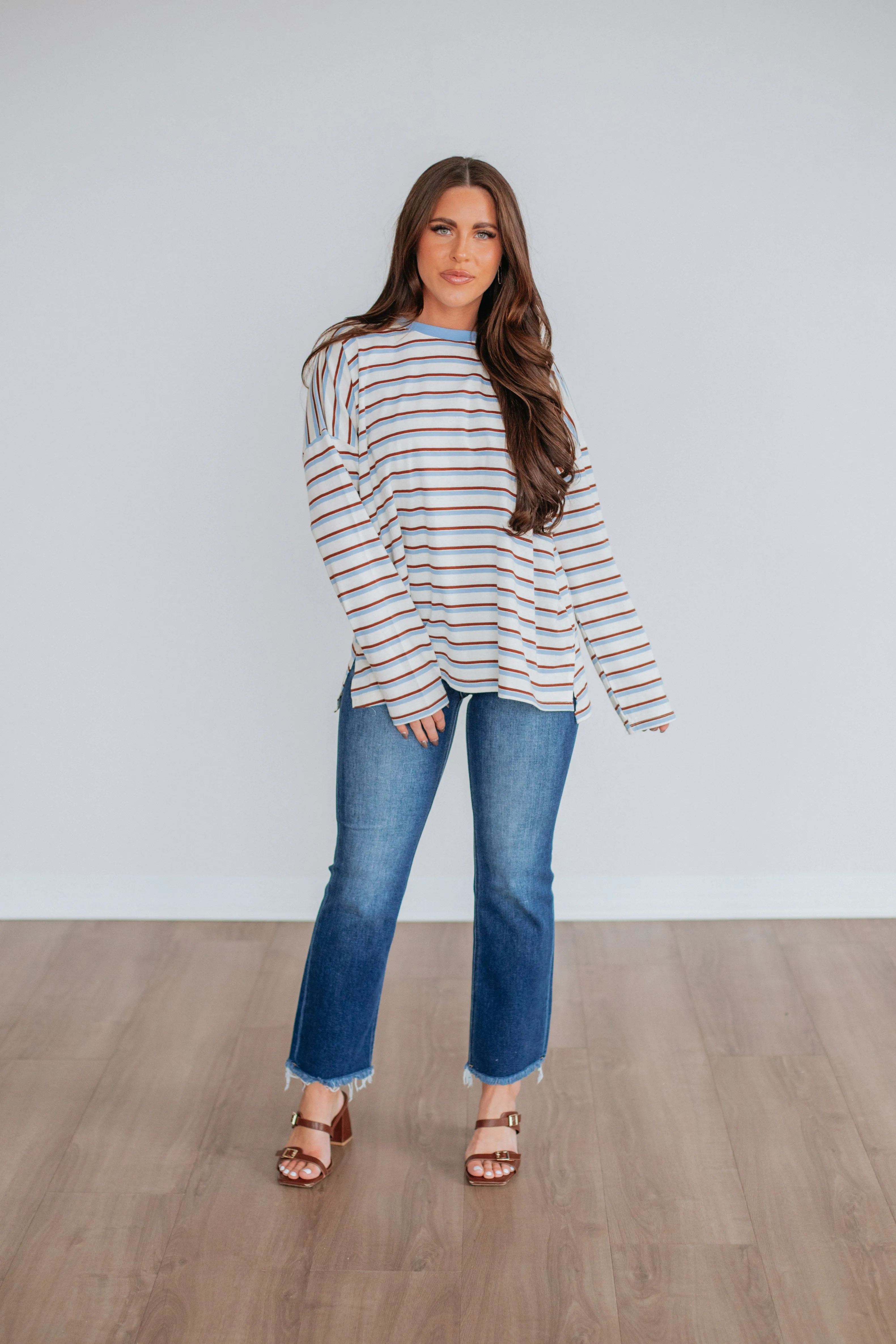 Cori Striped Top sold by Wild Oak Boutique product image thumbnail 2
