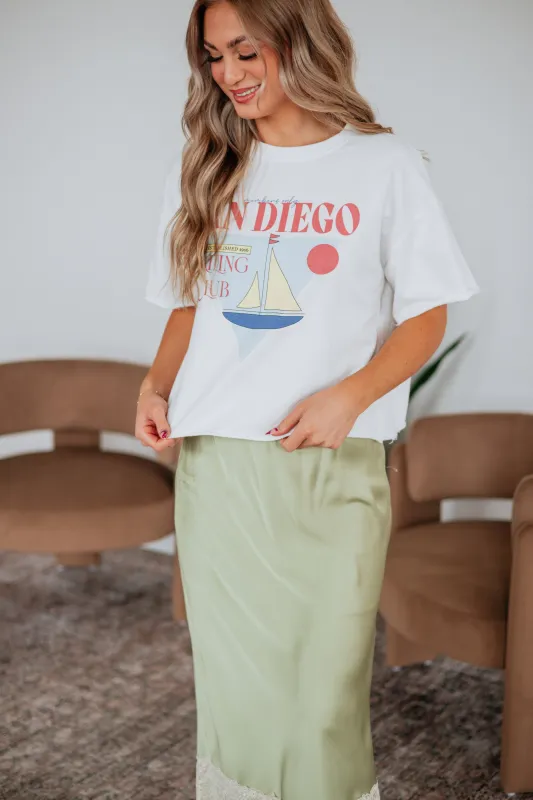 San Diego Sailing Club Graphic Tee made by Wishlist
