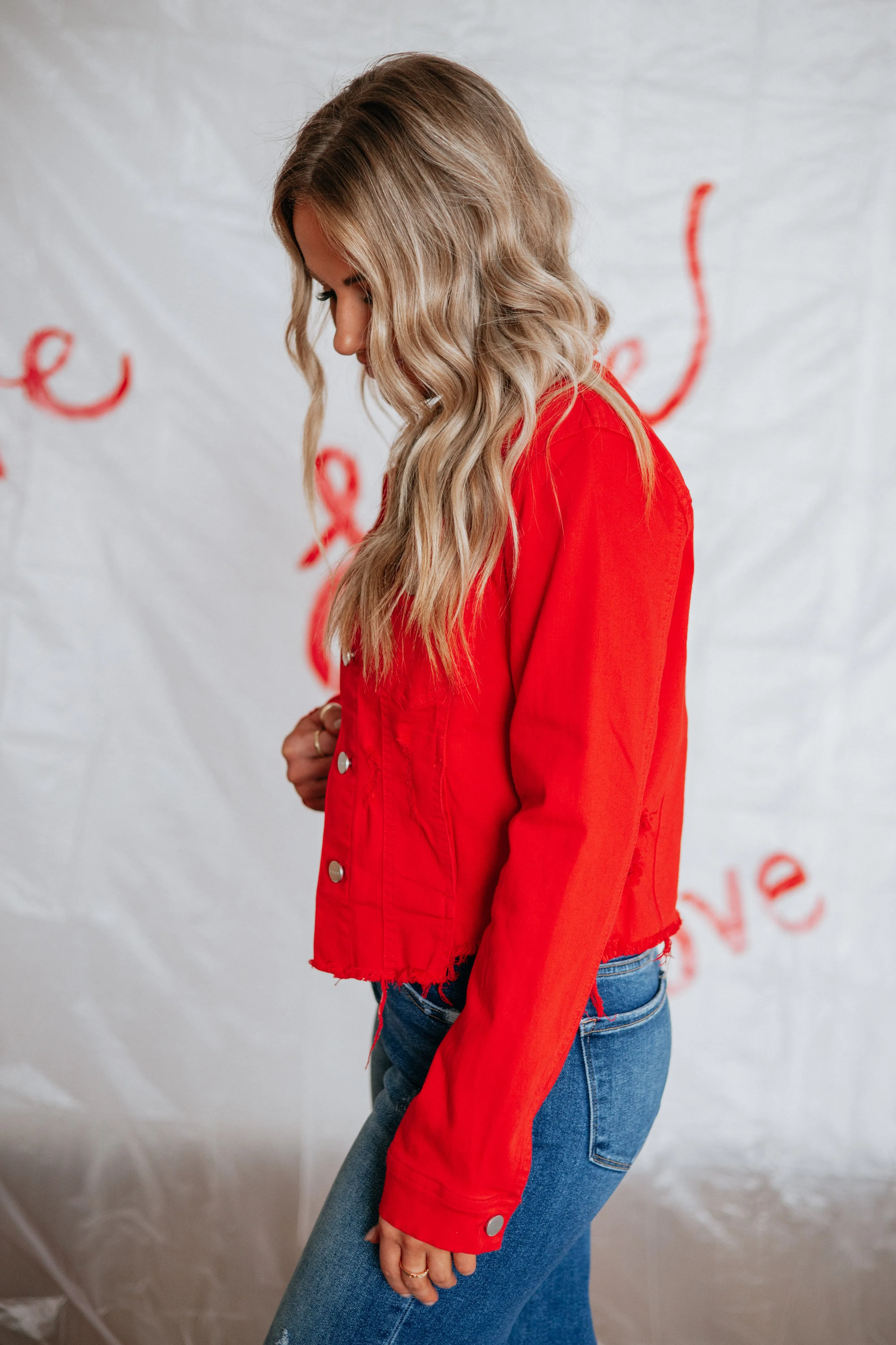 Gemma Risen Denim Jacket - Fiesta sold by Wild Oak Boutique product image thumbnail 5