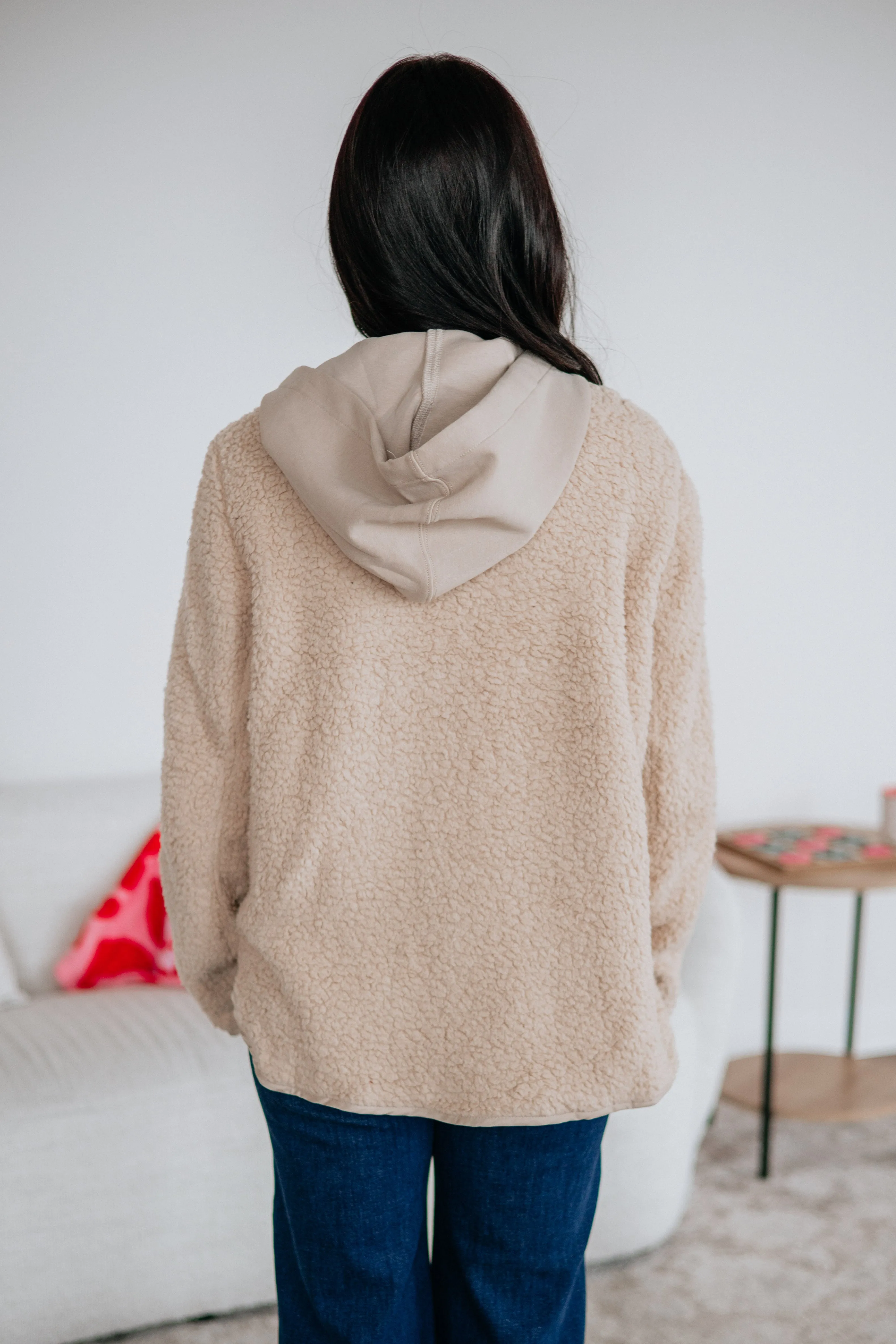 Myah Sherpa Jacket sold by Wild Oak Boutique product image thumbnail 4