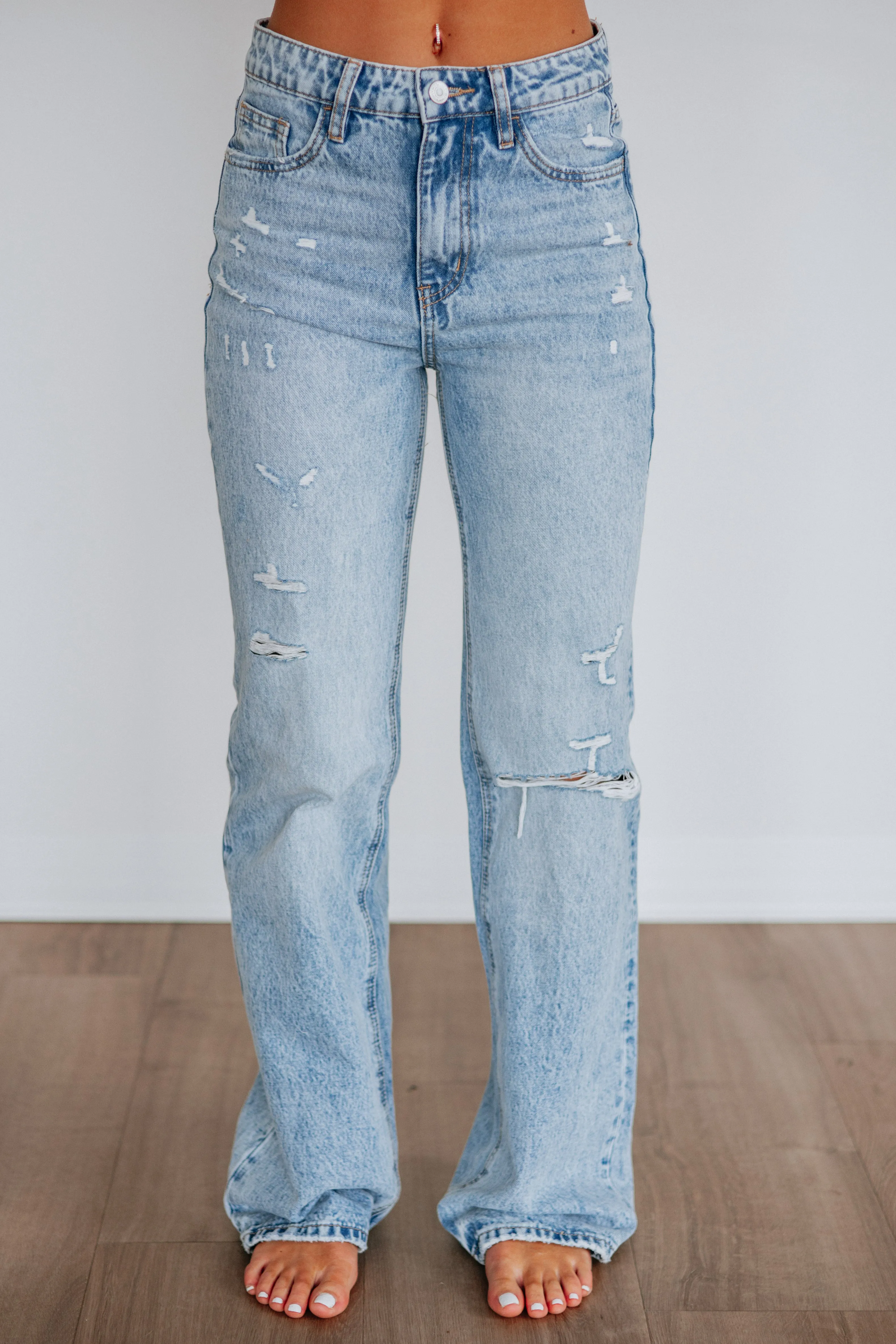 Jasper Flying Monkey Jeans - Light Wash sold by Wild Oak Boutique product image thumbnail 3