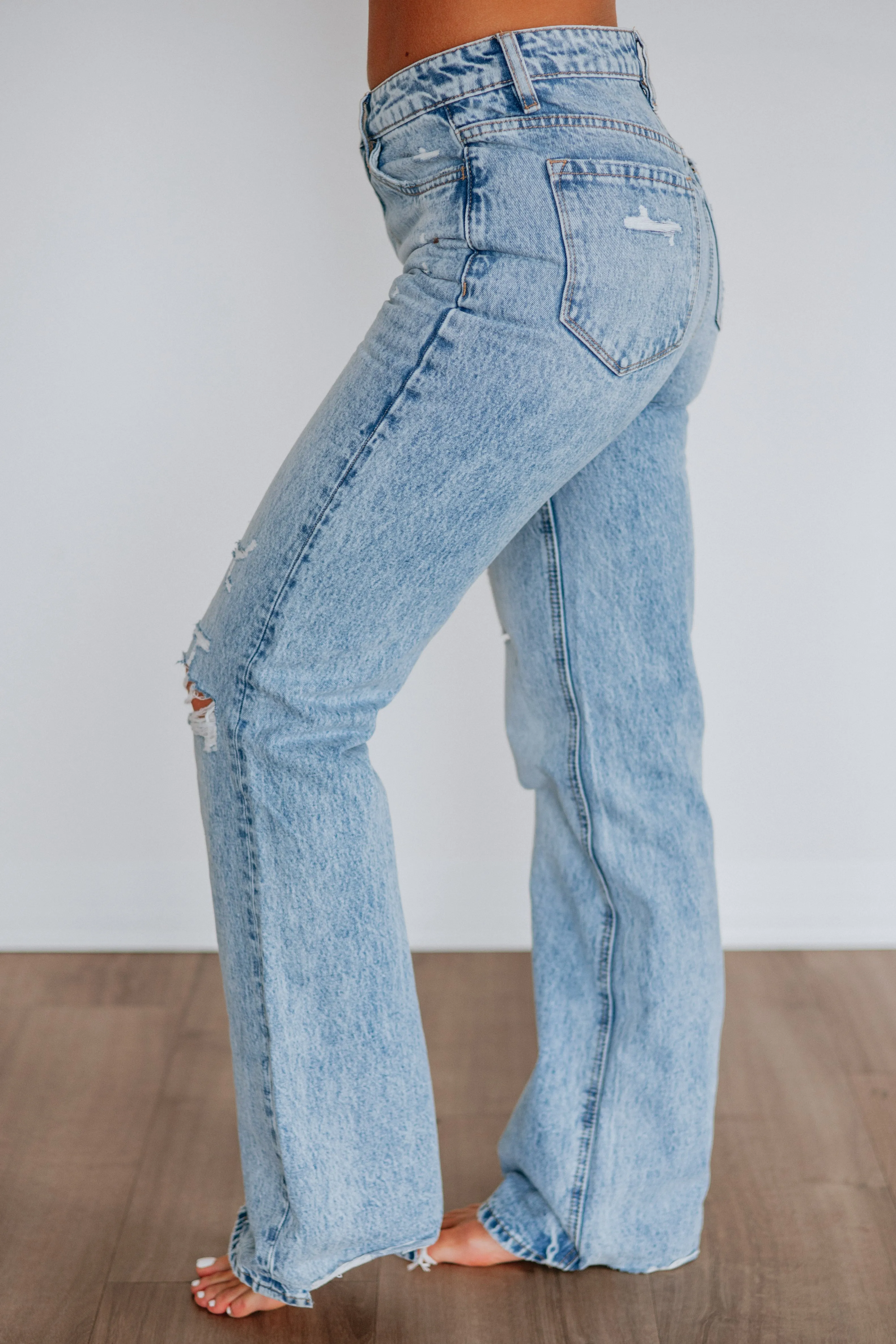 Jasper Flying Monkey Jeans - Light Wash sold by Wild Oak Boutique product image thumbnail 2