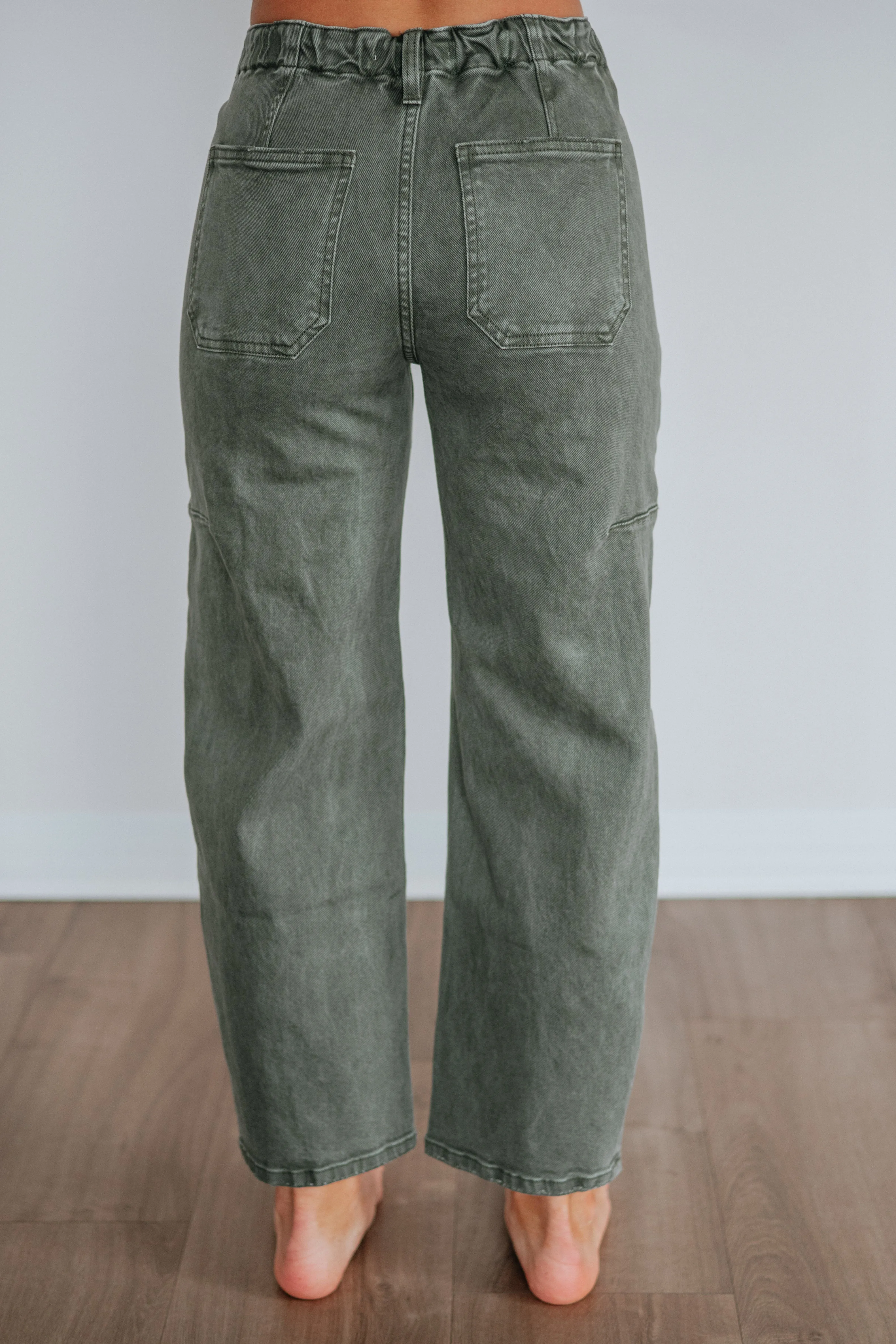 Gwenivere Flying Monkey Jeans - Deep Forest sold by Wild Oak Boutique product image thumbnail 4