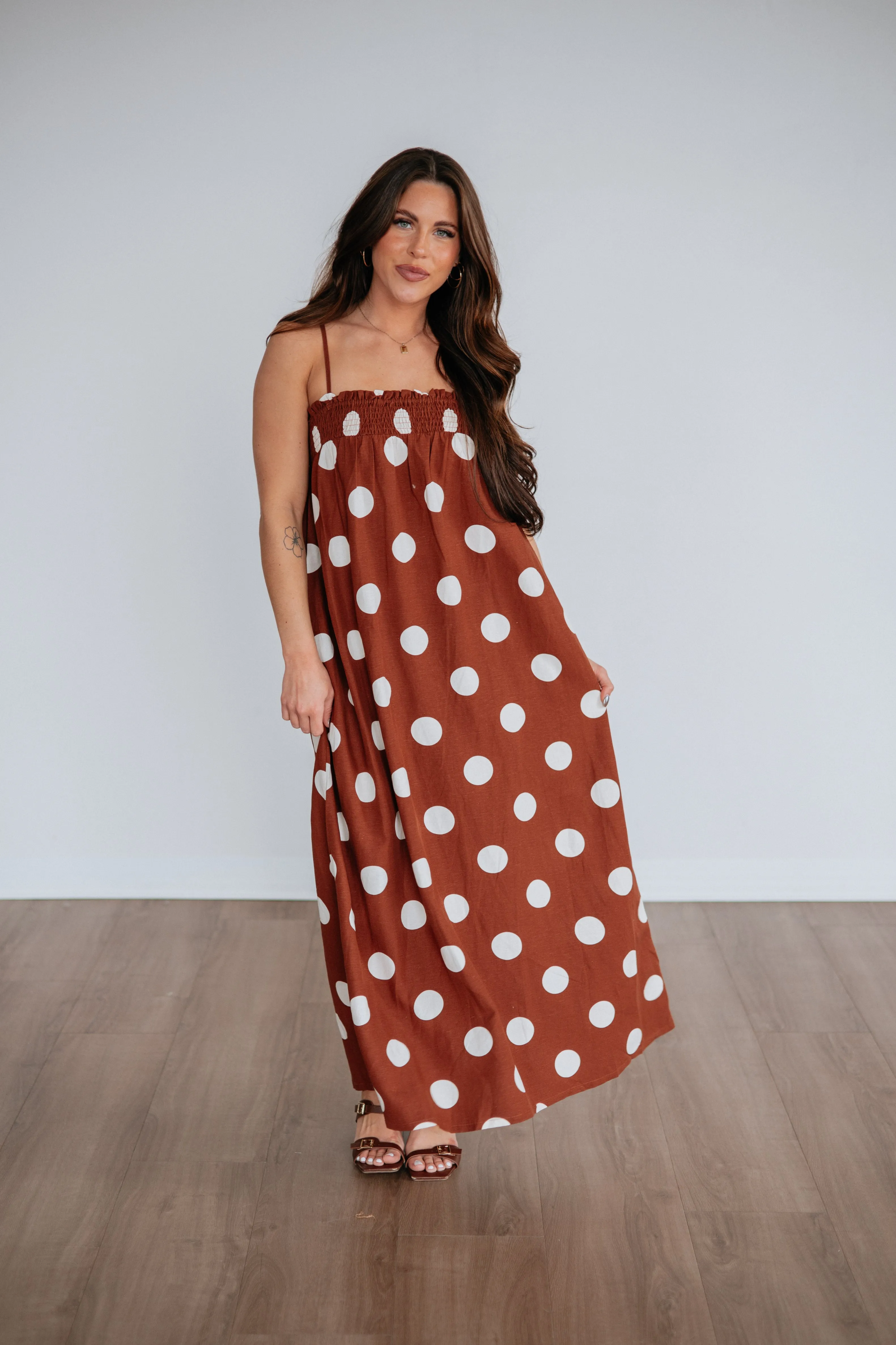 Audri Maxi Dress sold by Wild Oak Boutique