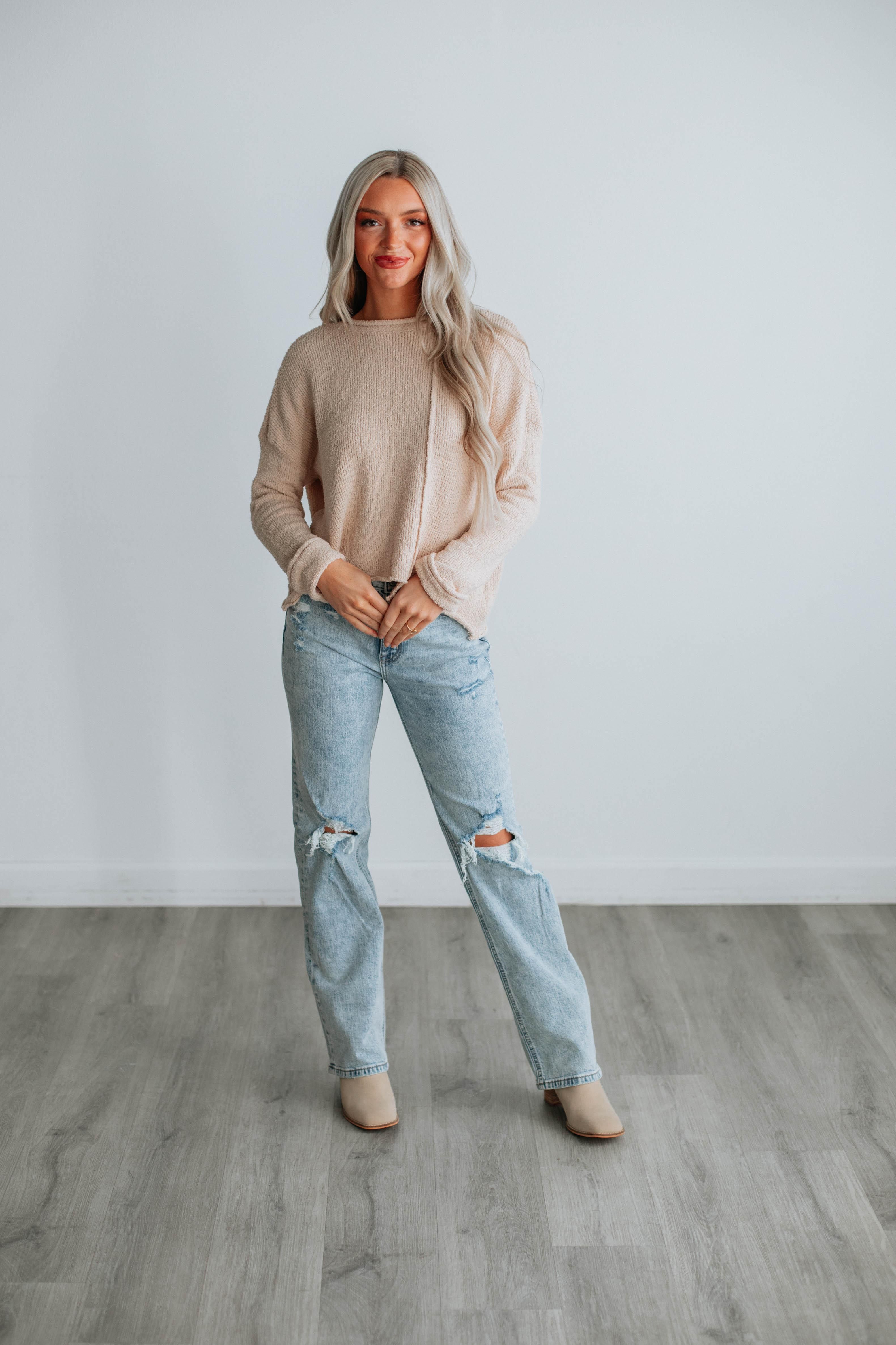 Higgens Sweater - Natural sold by Wild Oak Boutique product image thumbnail 3