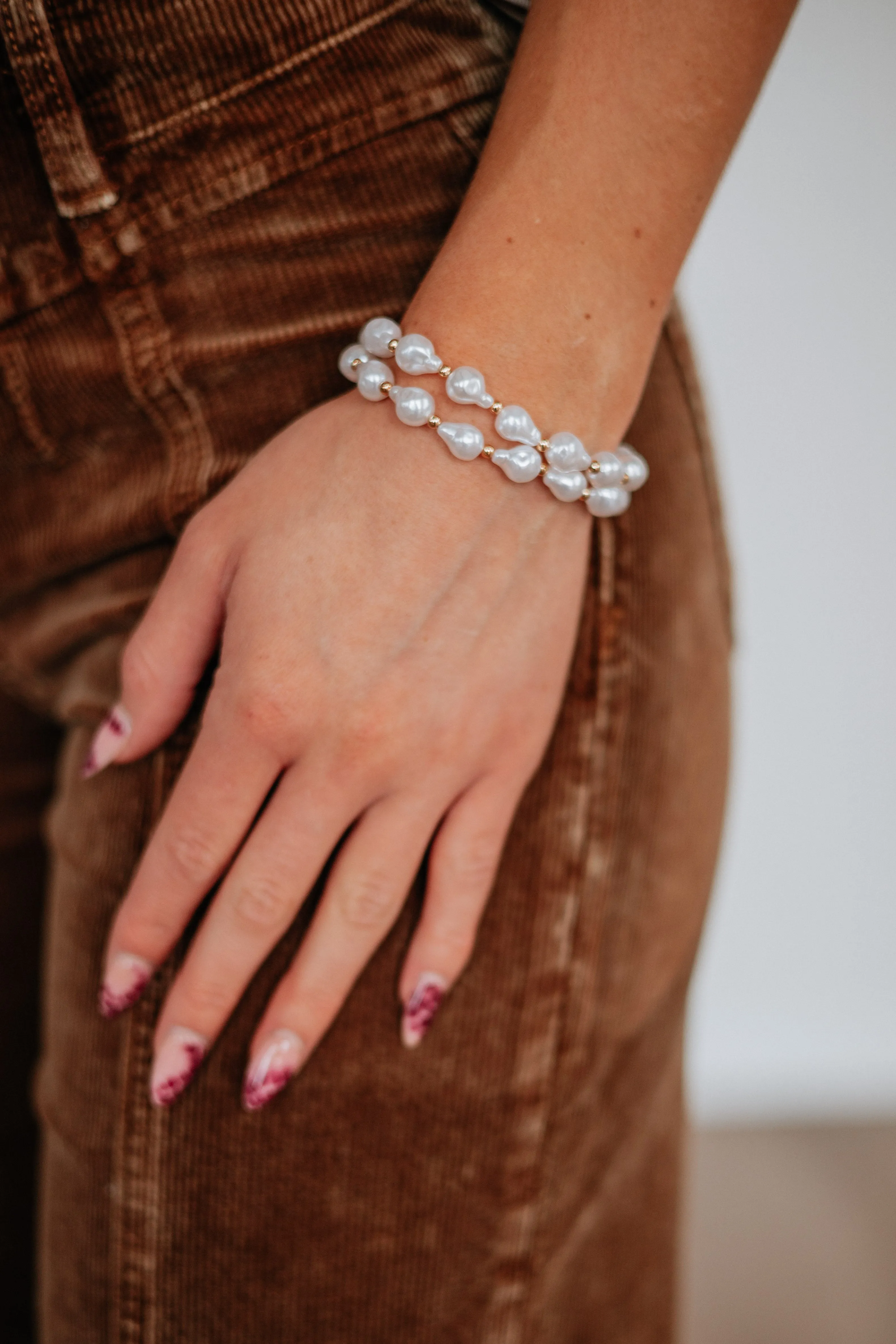 Elysia Pearl Bracelet sold by Wild Oak Boutique
