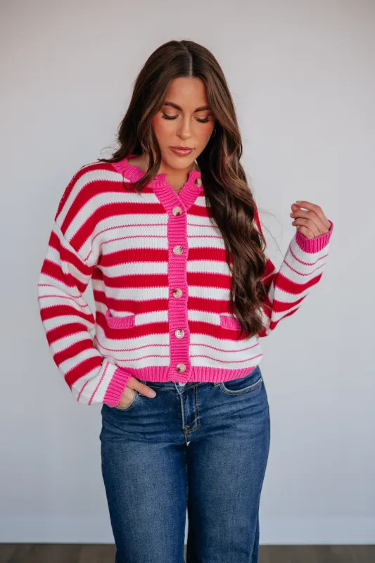 Kadence Striped Cardigan made by Wishlist