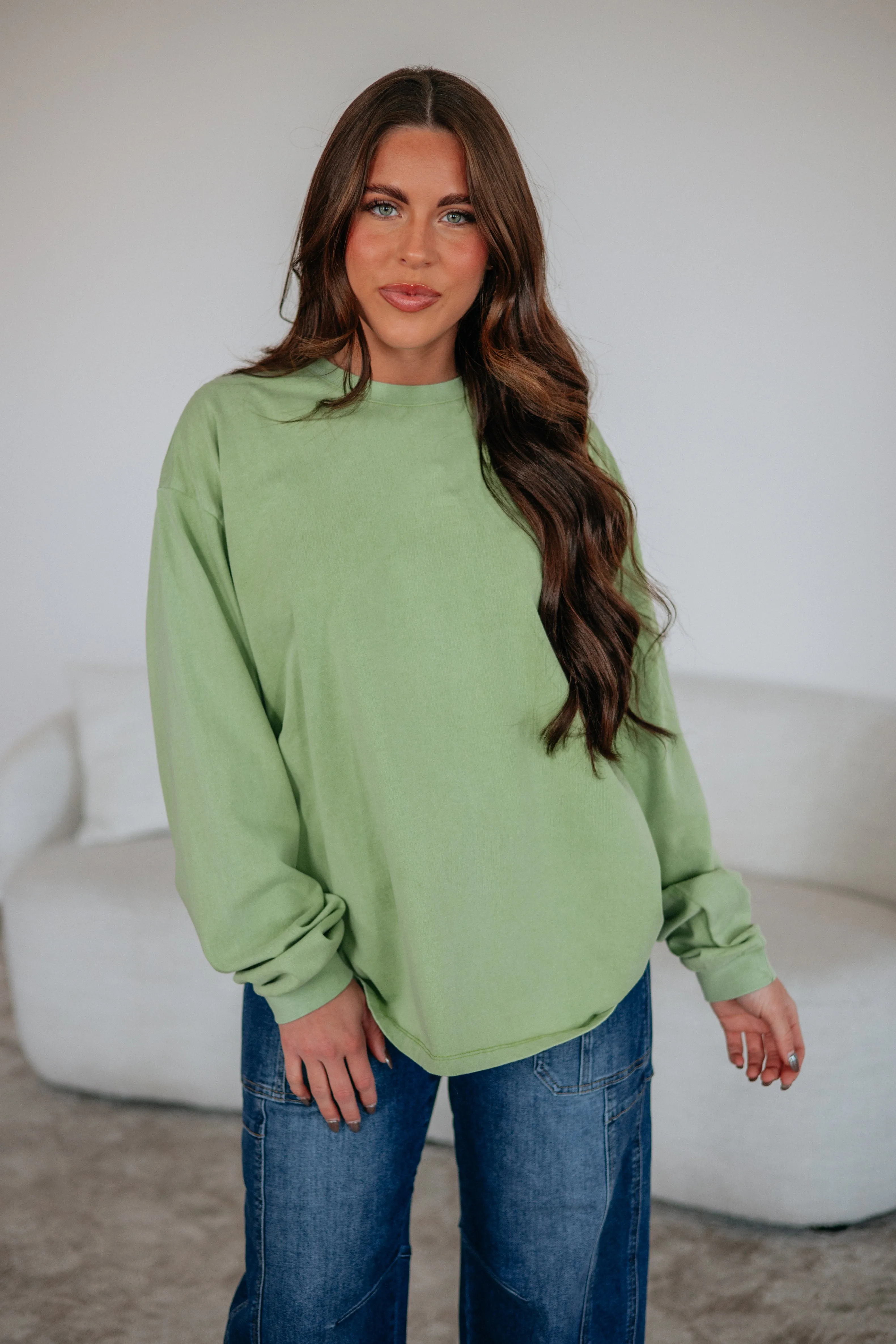 Kacey Washed Long Sleeve sold by Wild Oak Boutique product image thumbnail 4