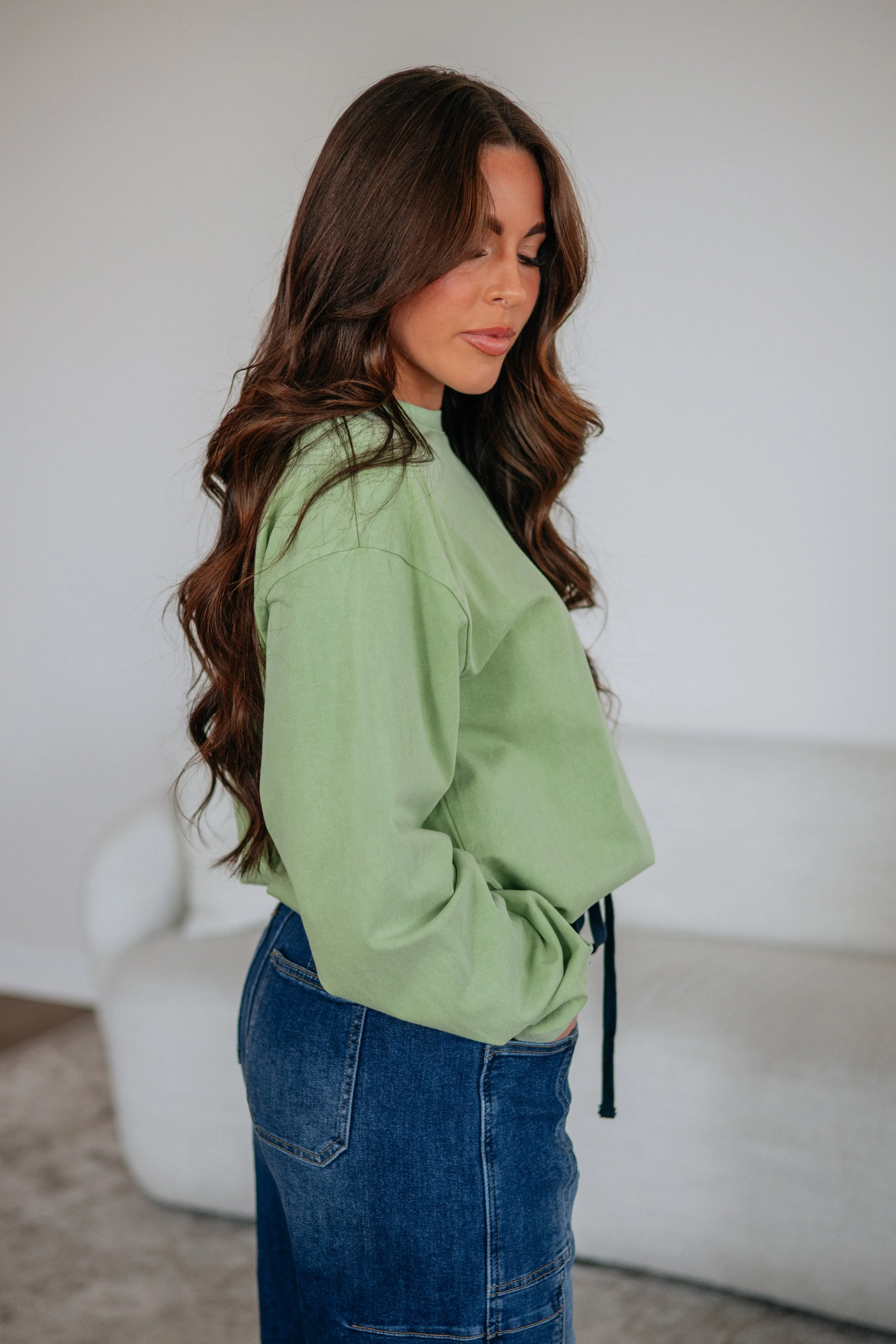 Kacey Washed Long Sleeve sold by Wild Oak Boutique product image thumbnail 3