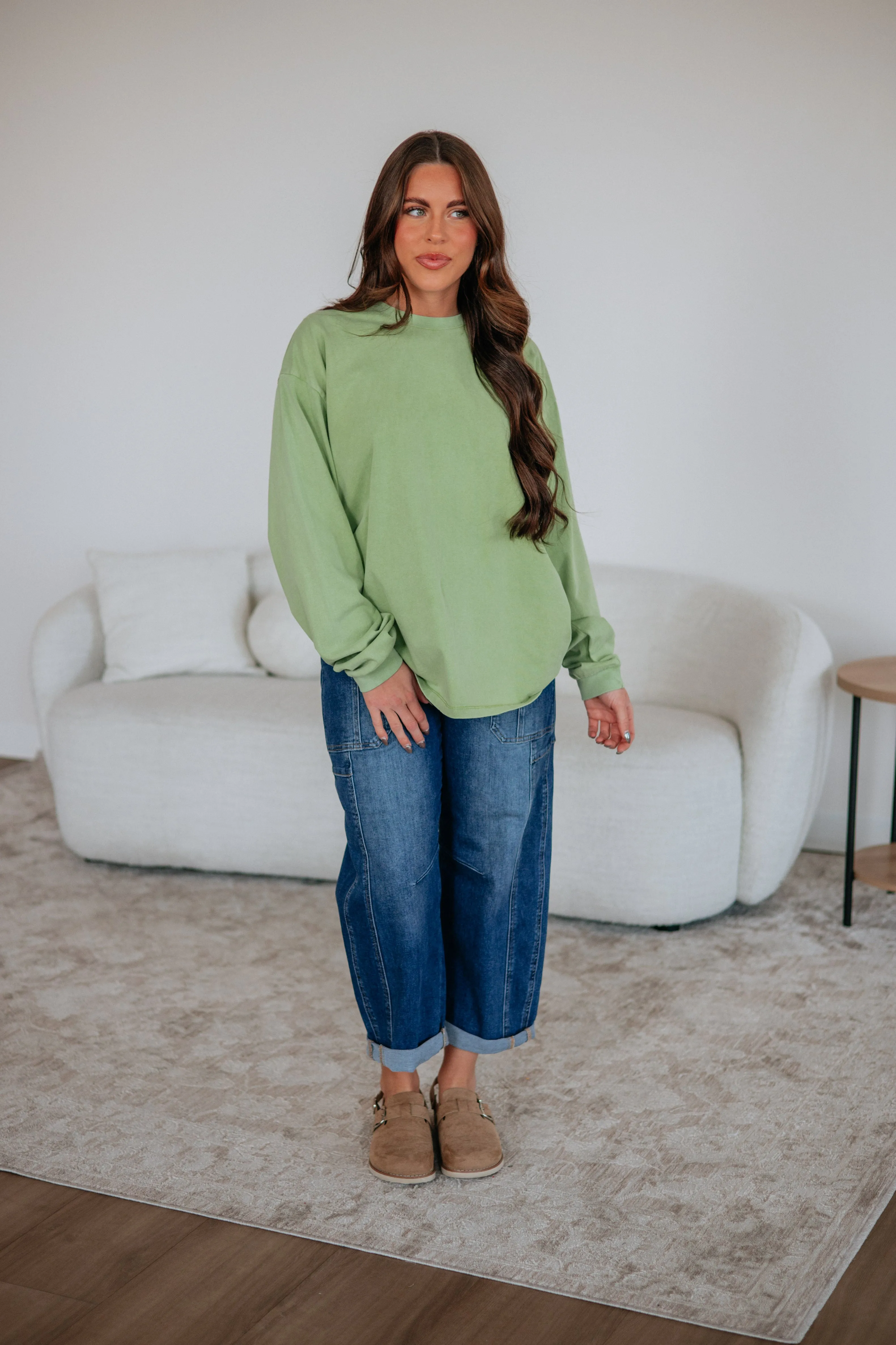 Kacey Washed Long Sleeve sold by Wild Oak Boutique product image thumbnail 2