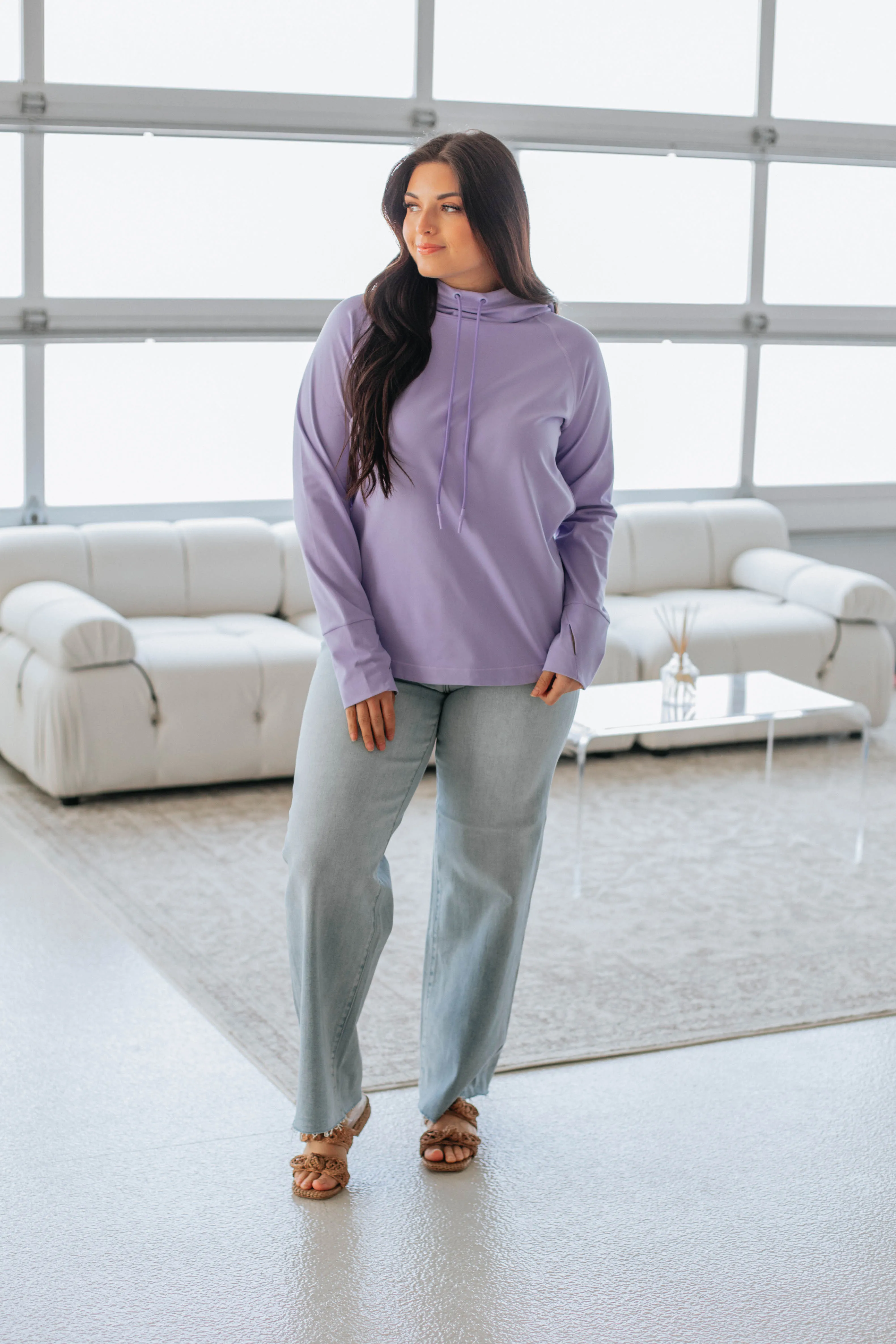 Alice Active Hoodie - Lavender sold by Wild Oak Boutique product image thumbnail 4