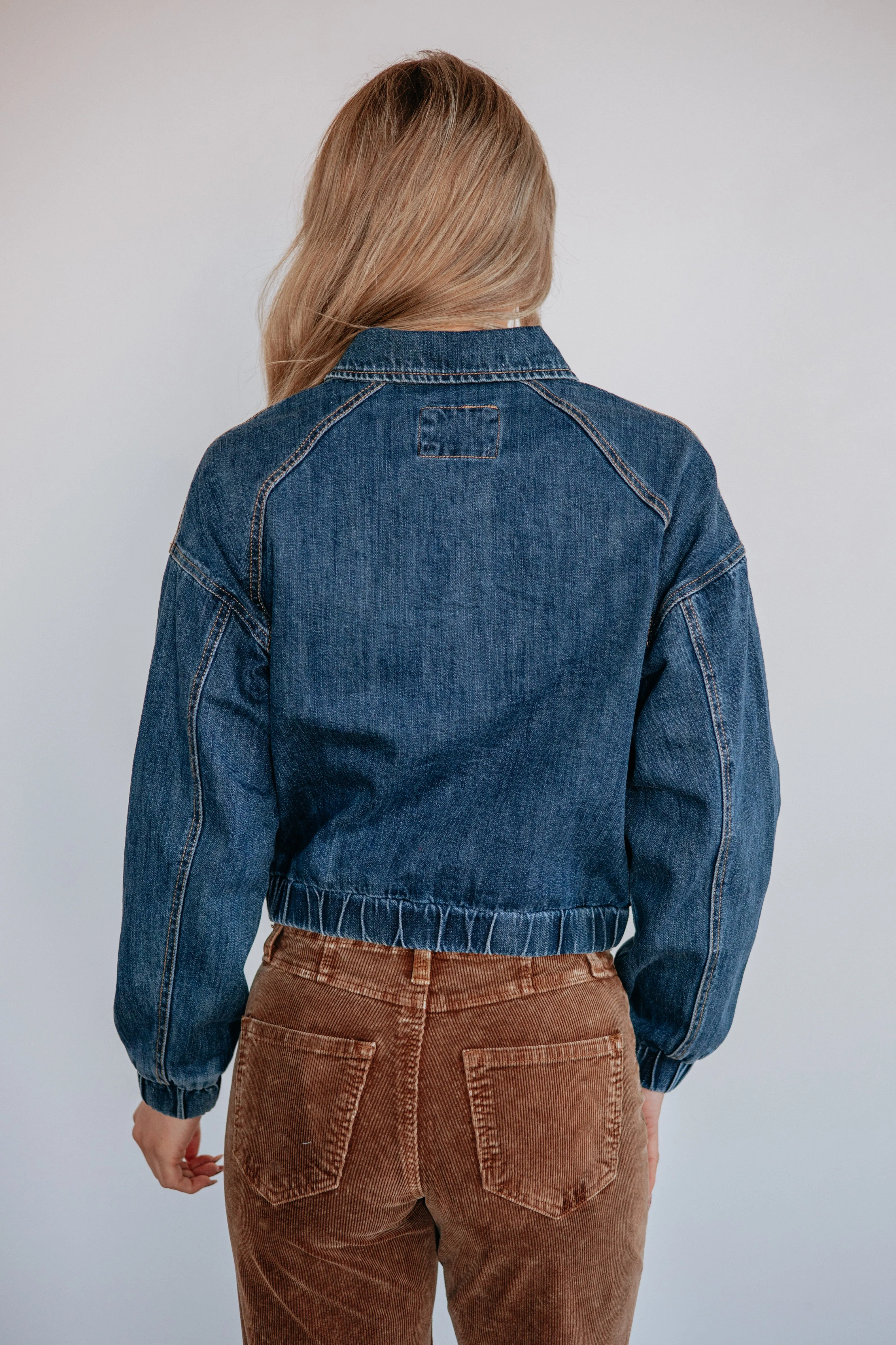 Roxane Risen Denim Jacket sold by Wild Oak Boutique product image thumbnail 5