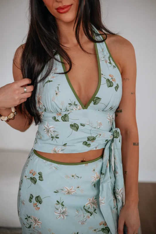 Spring Fling Halter Top made by Le Lis