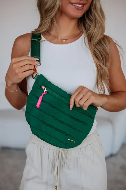 All I Need Belt Bag - Emerald sold by Wild Oak Boutique
