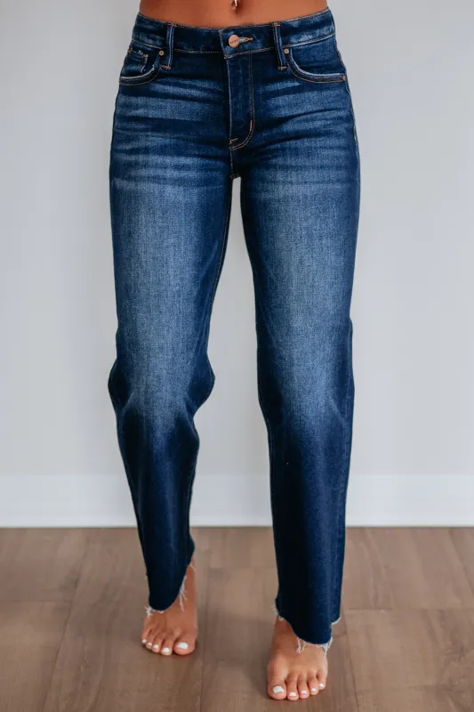 Ryanna Risen Jeans - Deep Blue sold by Wild Oak Boutique