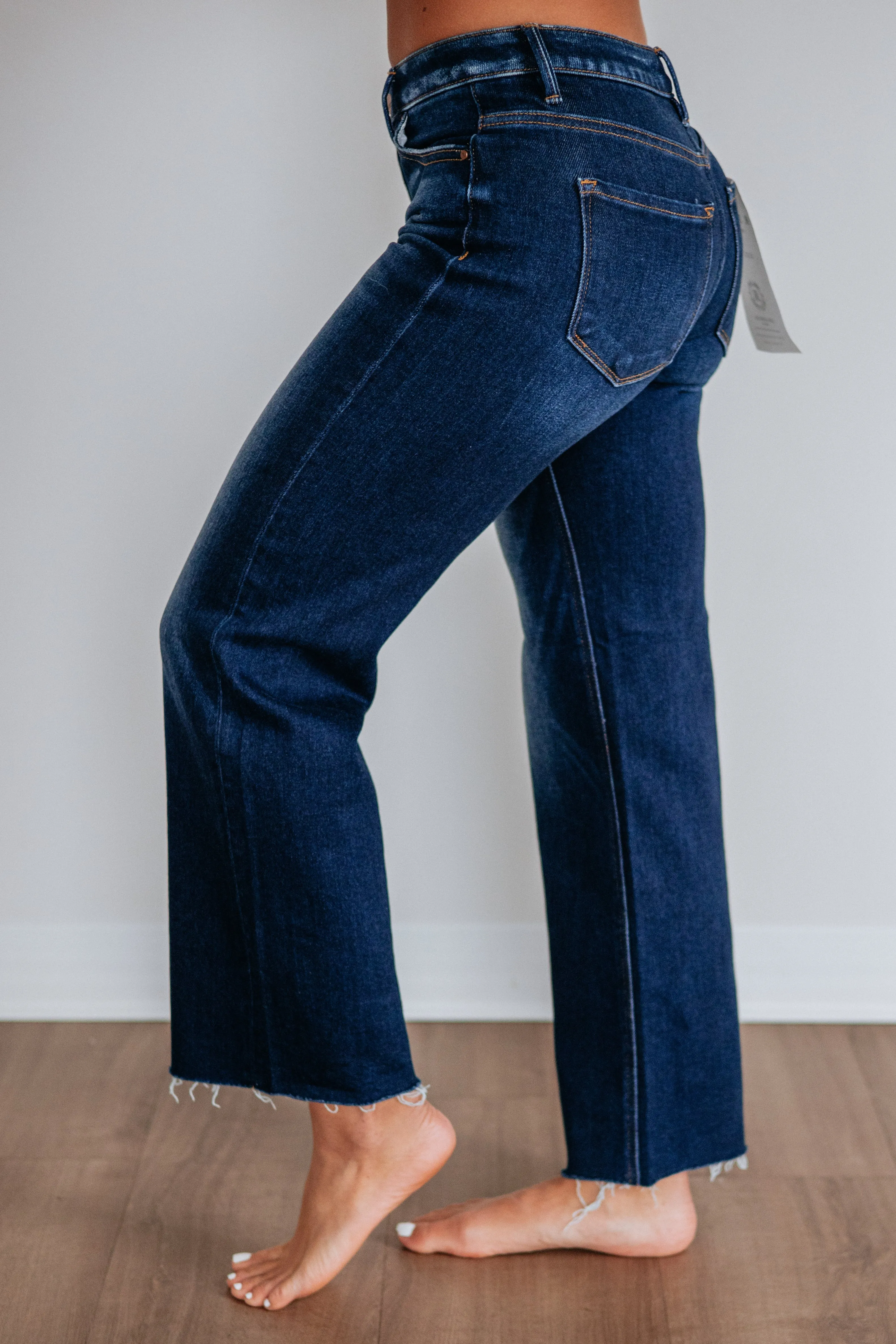 Ryanna Risen Jeans - Deep Blue sold by Wild Oak Boutique product image thumbnail 2