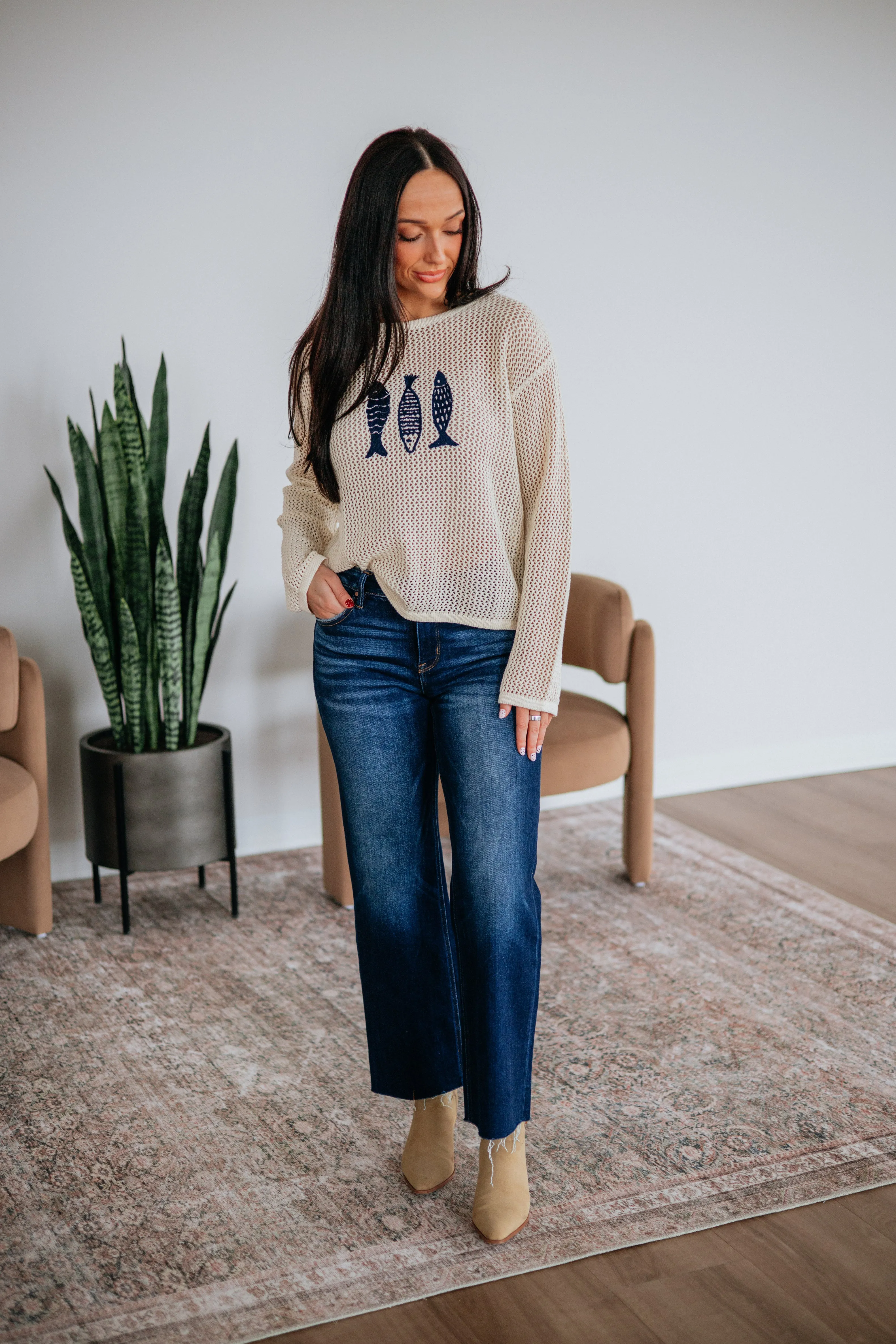 Coastal Catch Sweater sold by Wild Oak Boutique product image thumbnail 3
