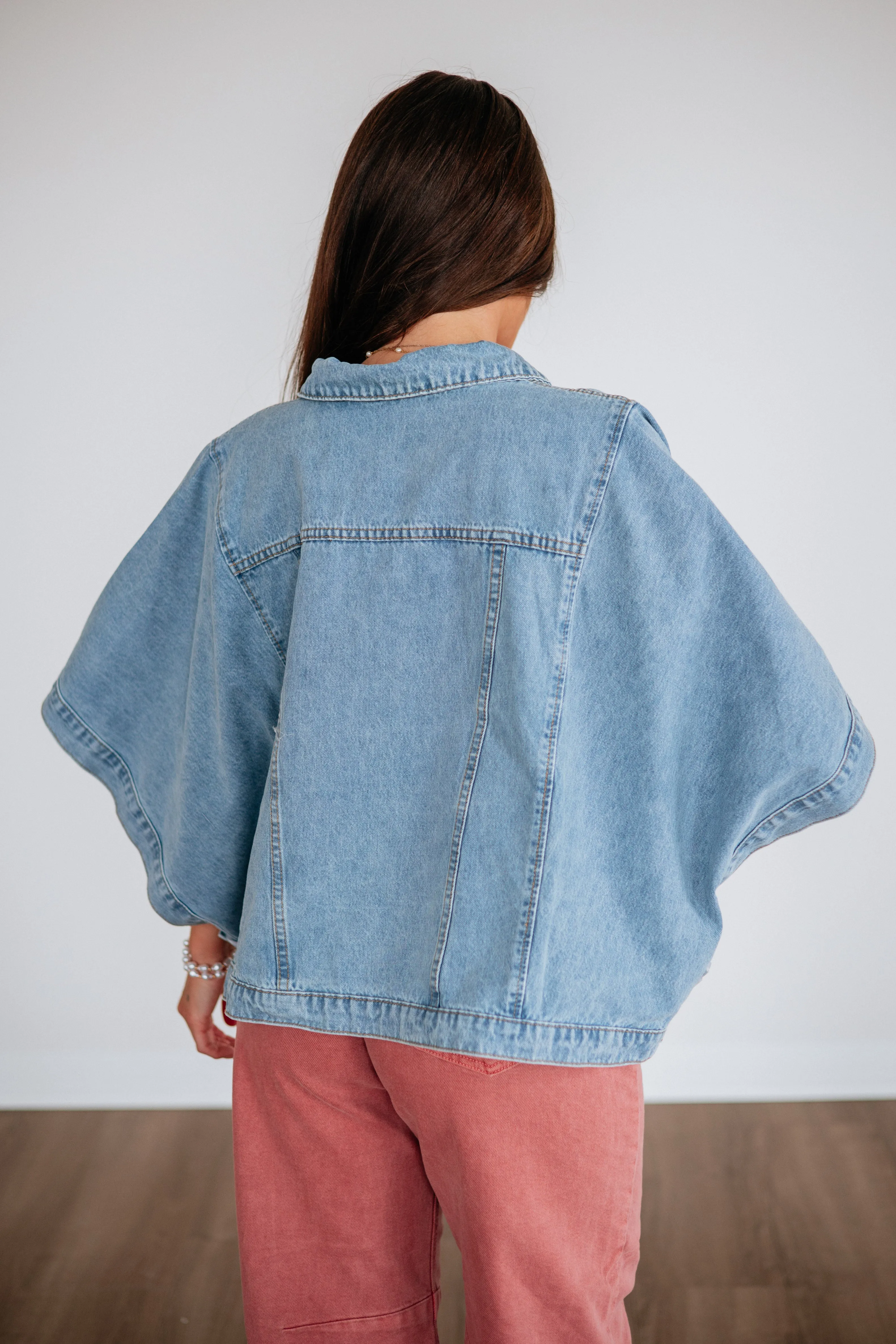 Clover Denim Jacket sold by Wild Oak Boutique product image thumbnail 5