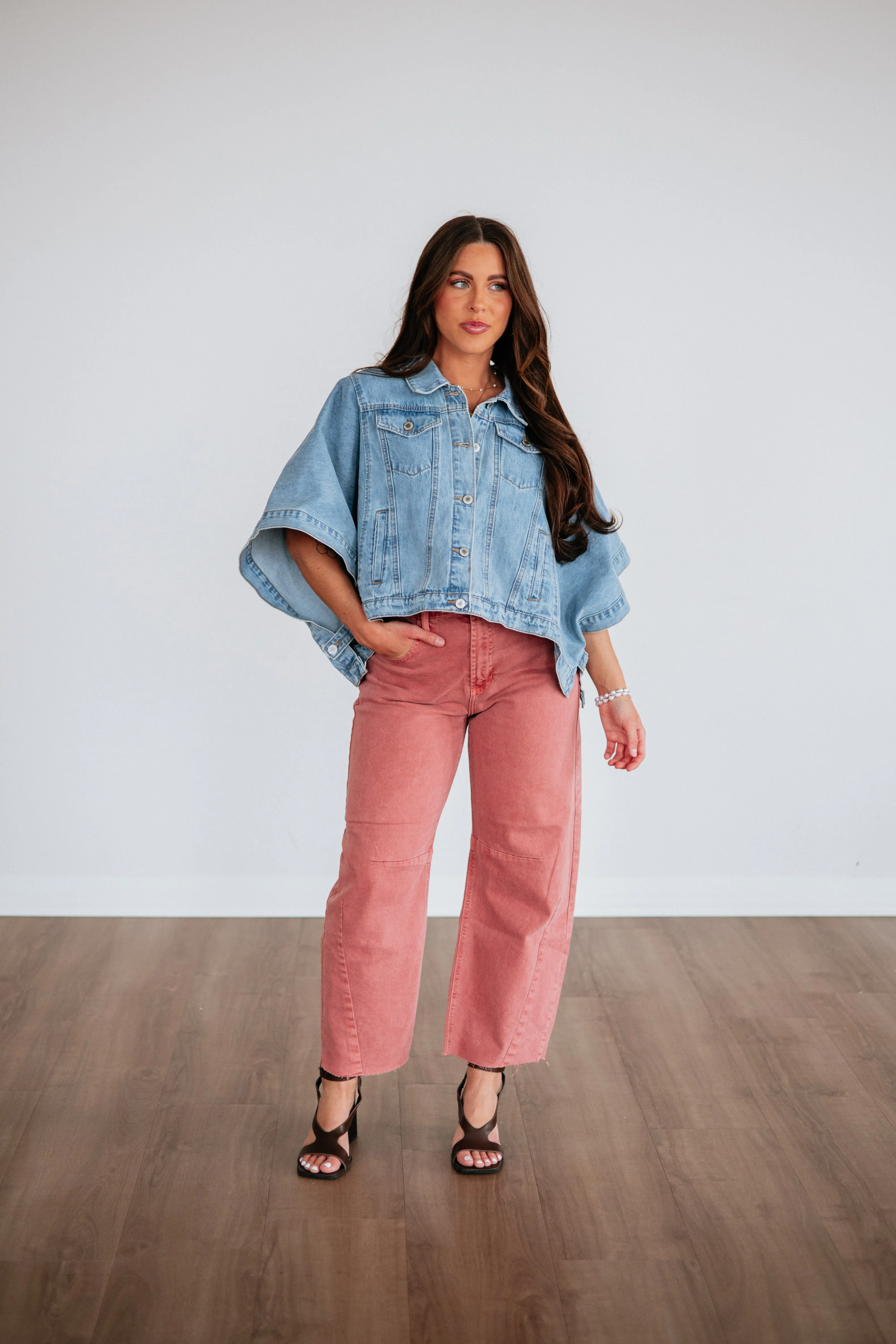 Clover Denim Jacket sold by Wild Oak Boutique product image thumbnail 2