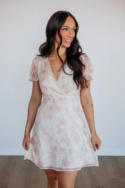 Gloria Floral Dress sold by Wild Oak Boutique