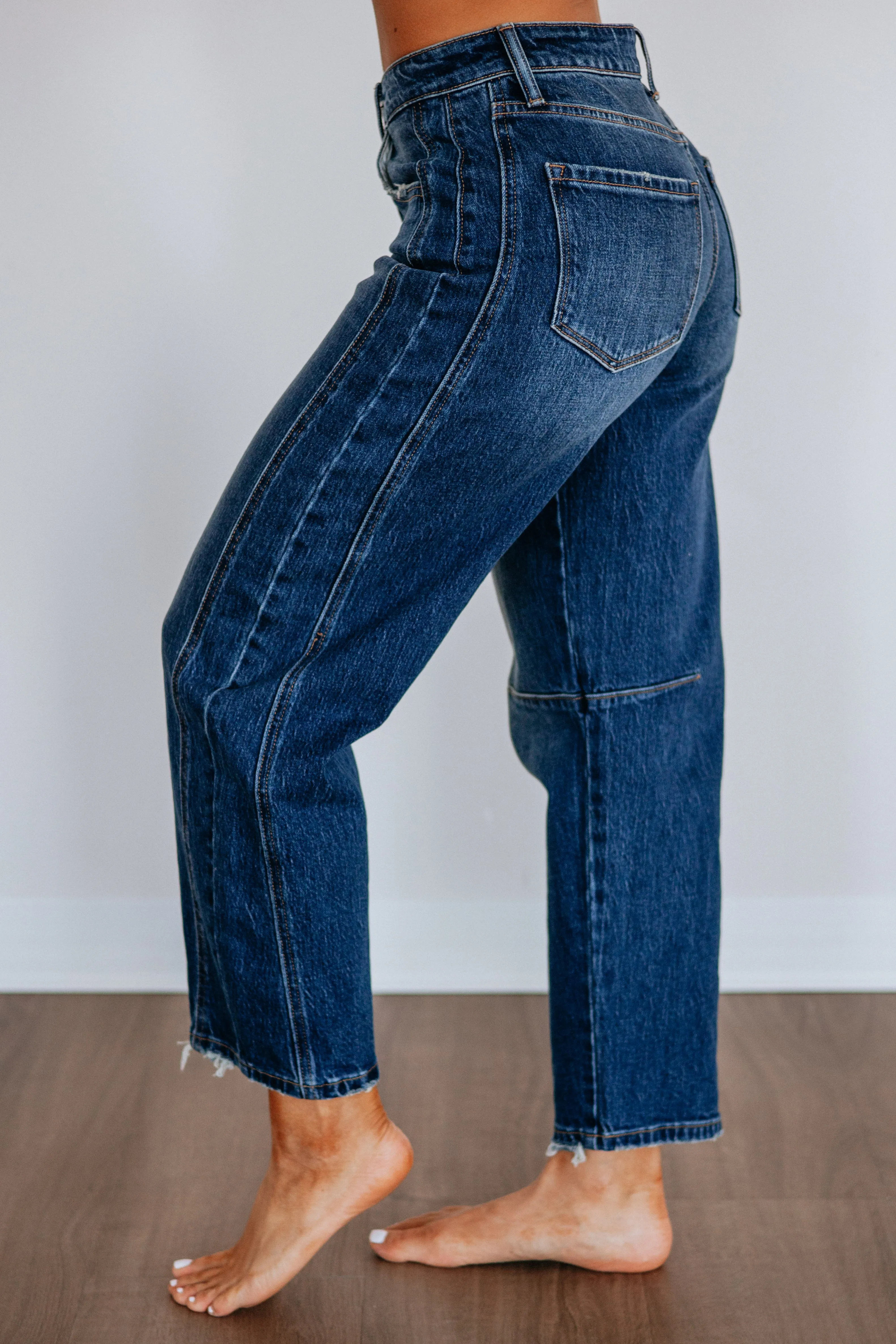 Kate Vervet Jeans - Dark Wash sold by Wild Oak Boutique product image thumbnail 2