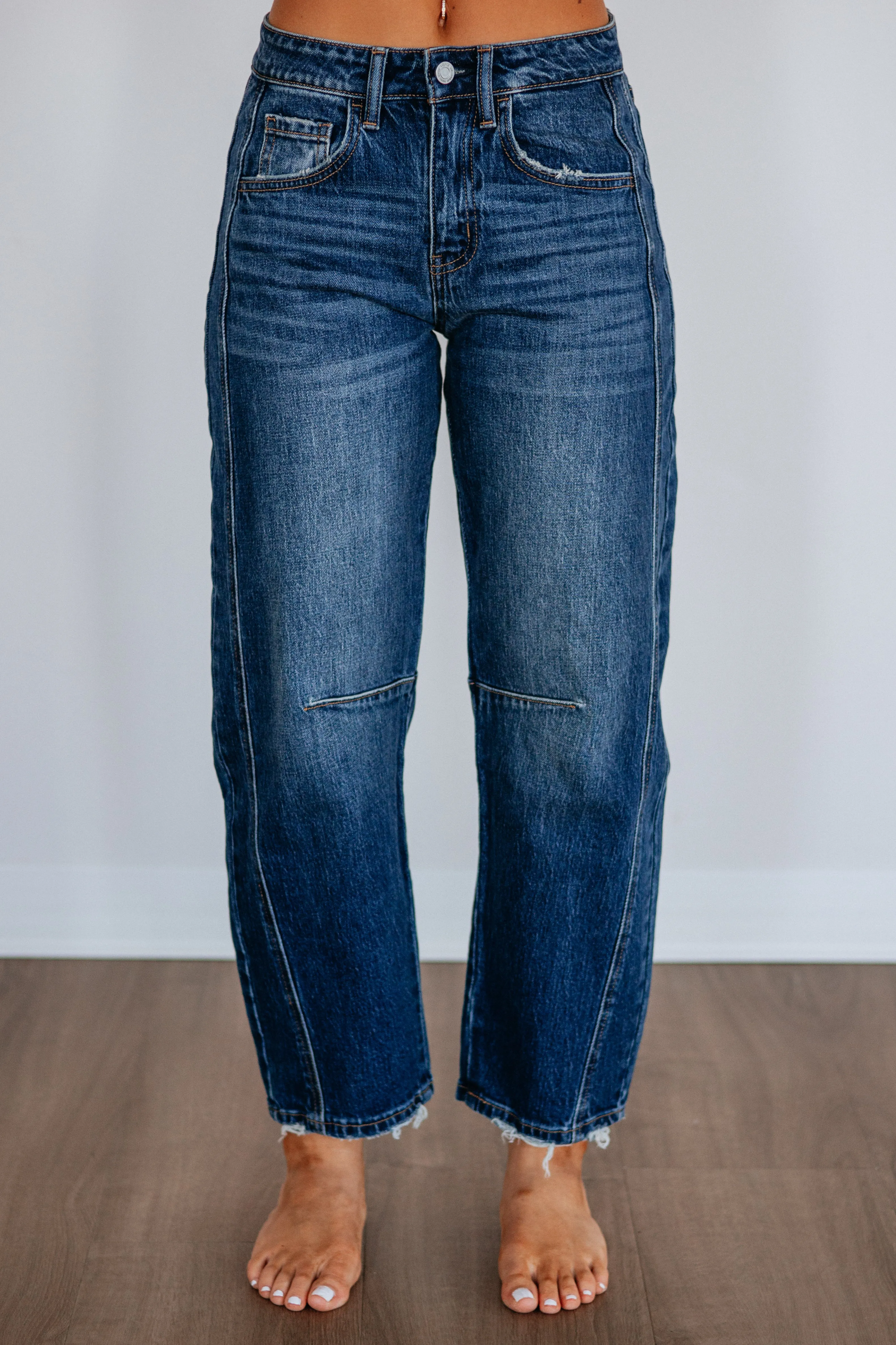 Kate Vervet Jeans - Dark Wash sold by Wild Oak Boutique product image thumbnail 3