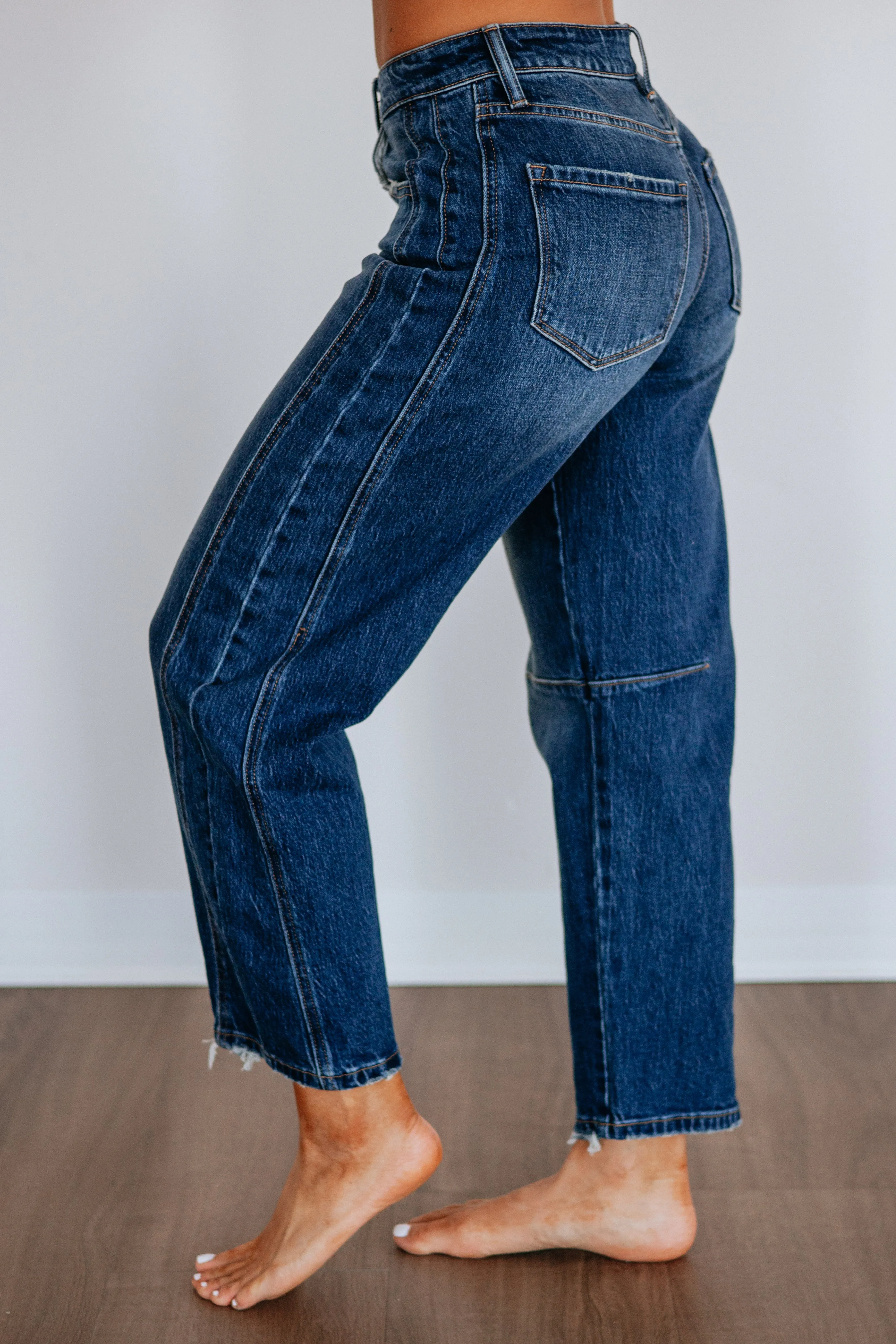 Kate Vervet Jeans - Dark Wash sold by Wild Oak Boutique product image thumbnail 5