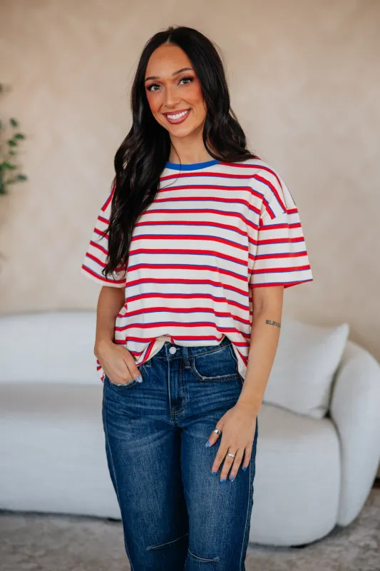 Juni Striped Tee made by Wishlist