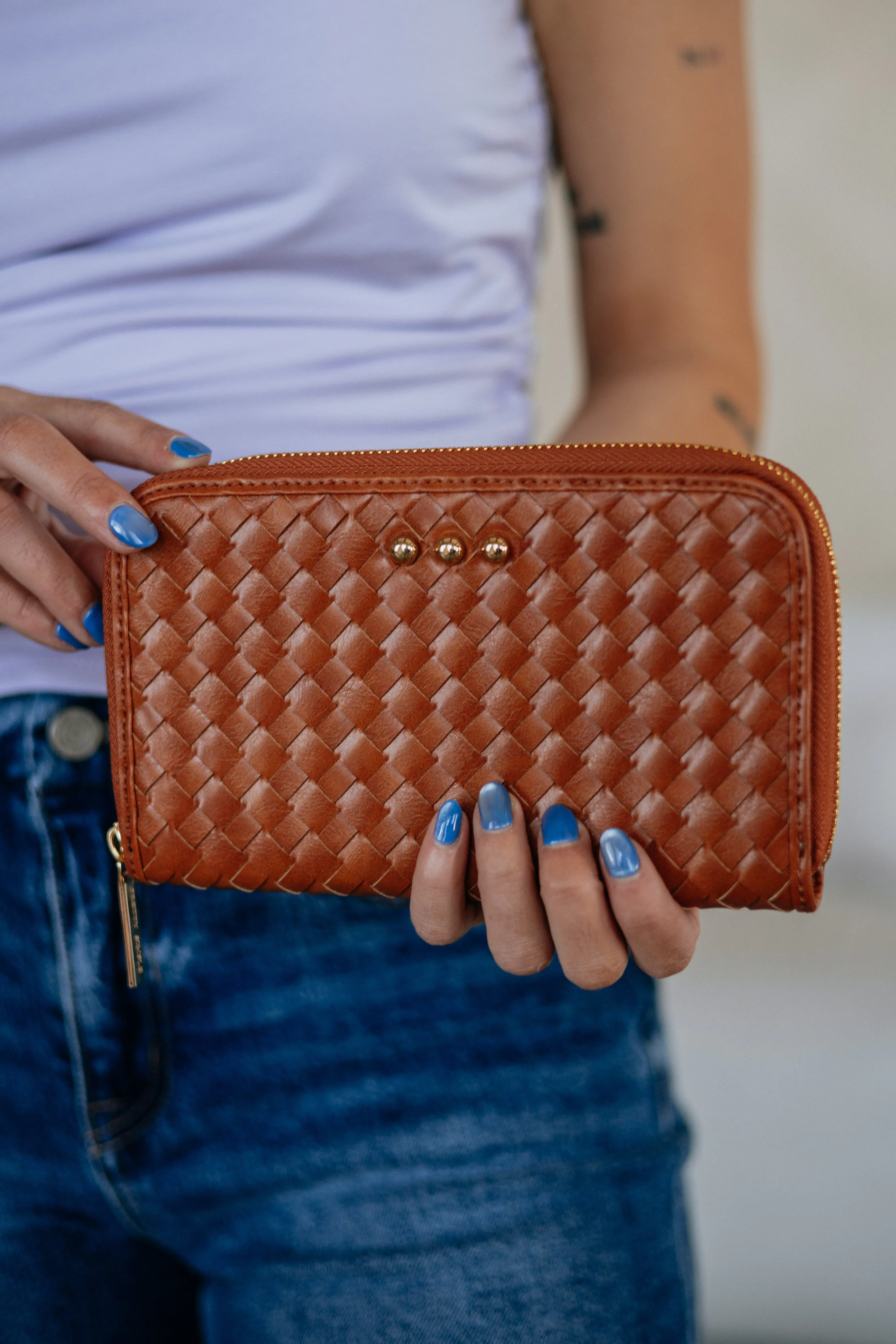Suzette Woven Wallet sold by Wild Oak Boutique