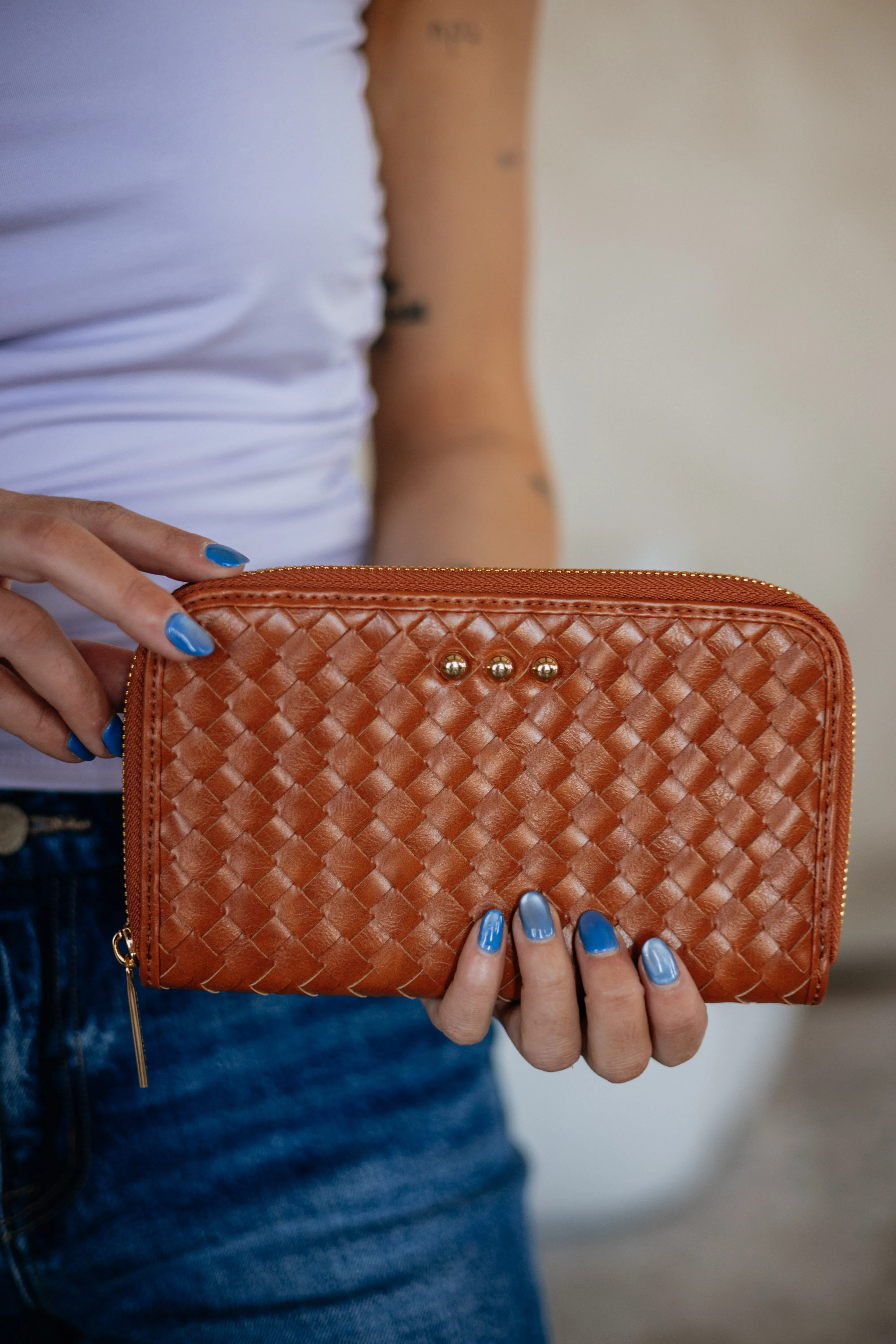 Suzette Woven Wallet sold by Wild Oak Boutique product image thumbnail 2