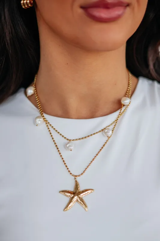 By The Seashore Necklace made by Wild Oak Boutique