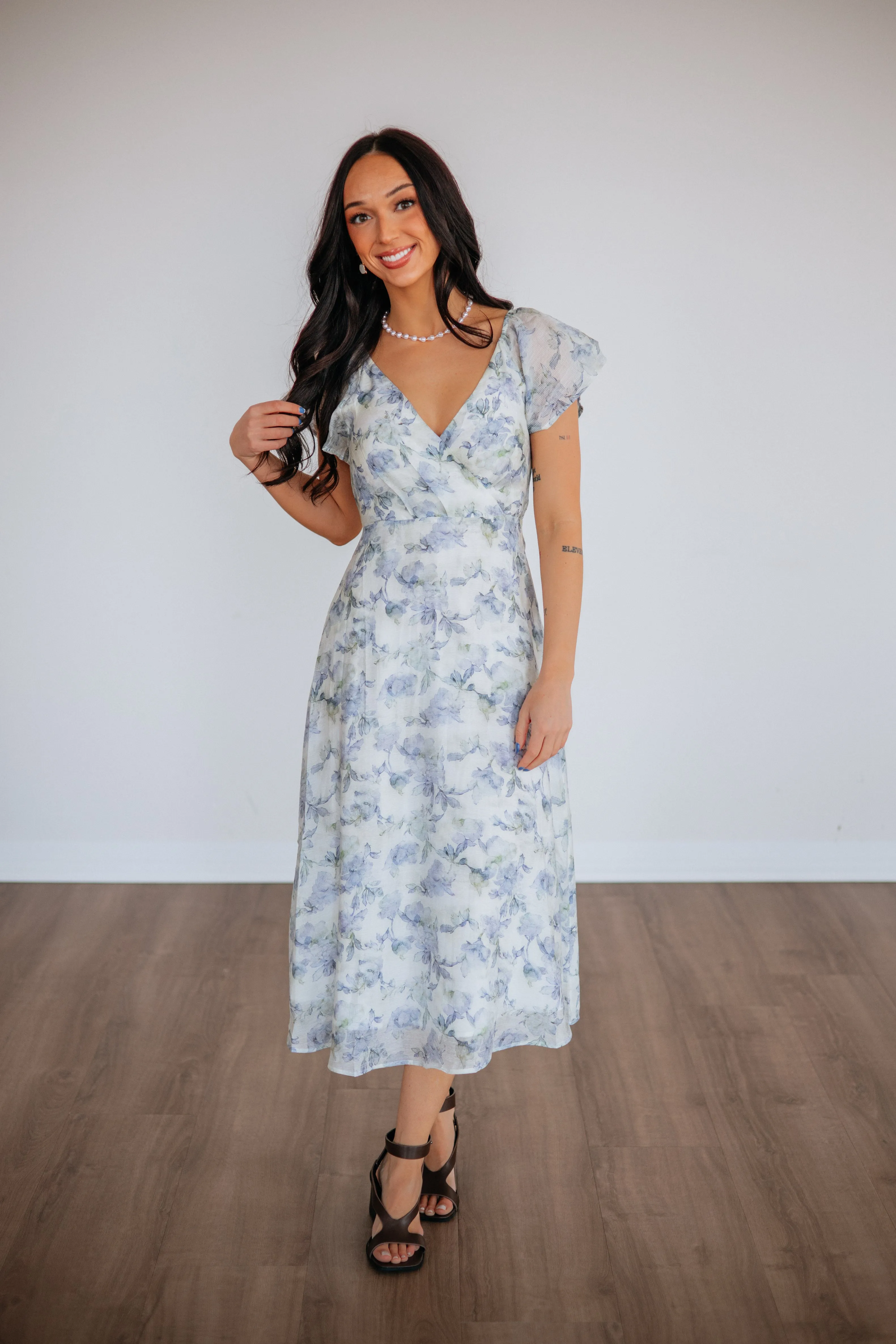 Serafina Midi Dress sold by Wild Oak Boutique