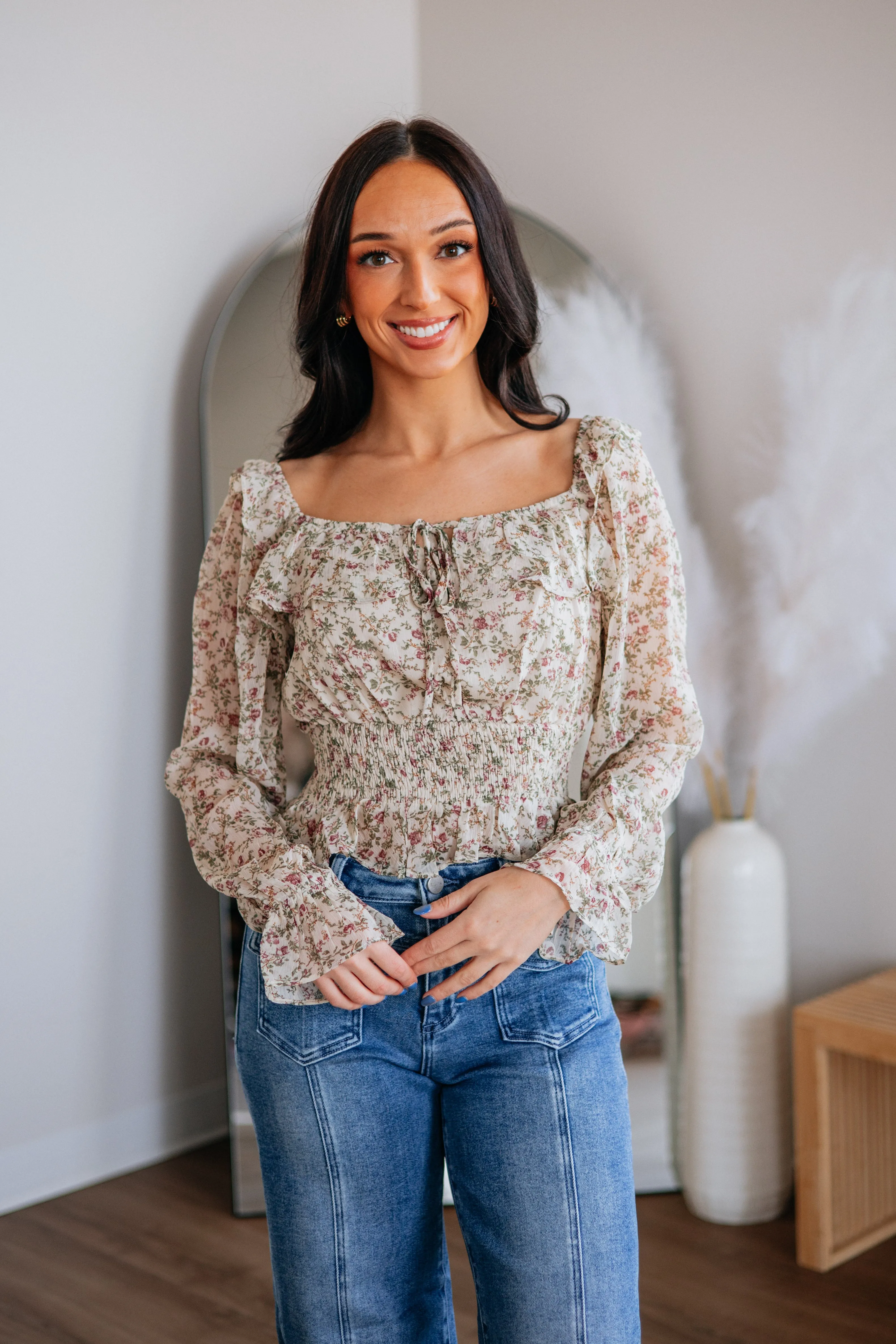 Mylla Floral Top sold by Wild Oak Boutique