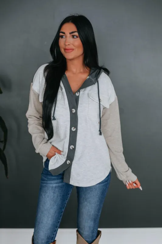 Etta Colorblock Shacket sold by Wild Oak Boutique