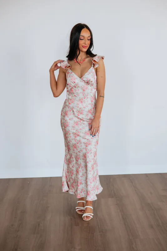 Daphne Floral Dress sold by Wild Oak Boutique
