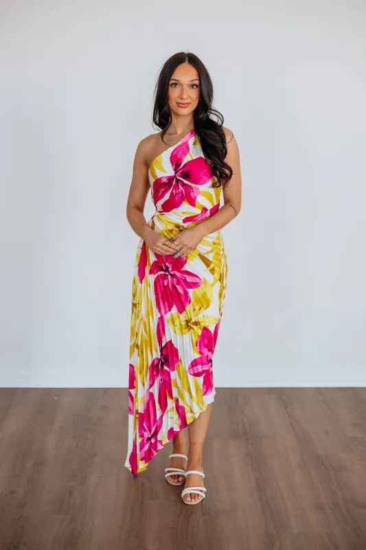 Calina Floral Dress made by Dress Forum