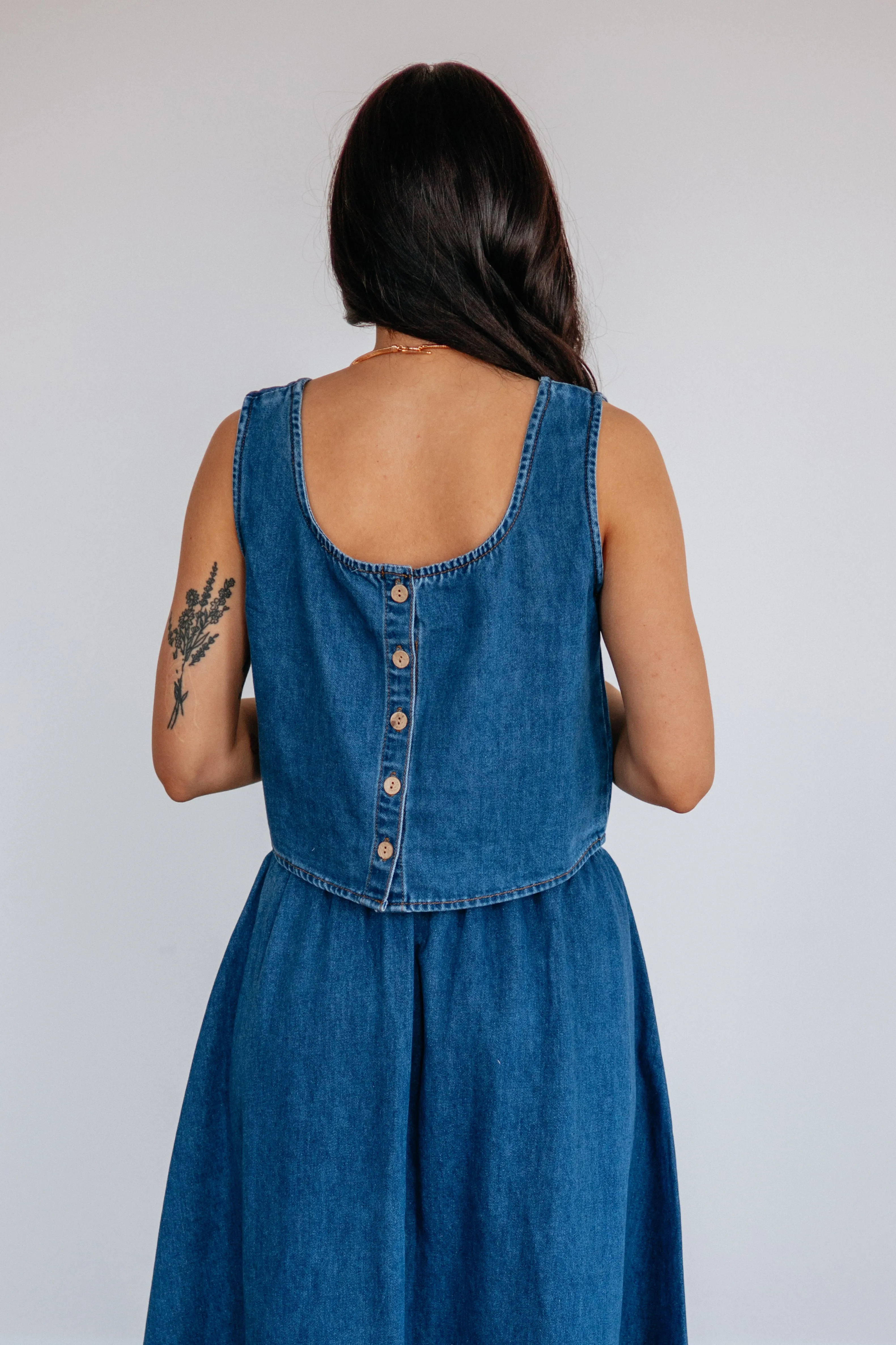 Lynetta Denim Top sold by Wild Oak Boutique product image thumbnail 3