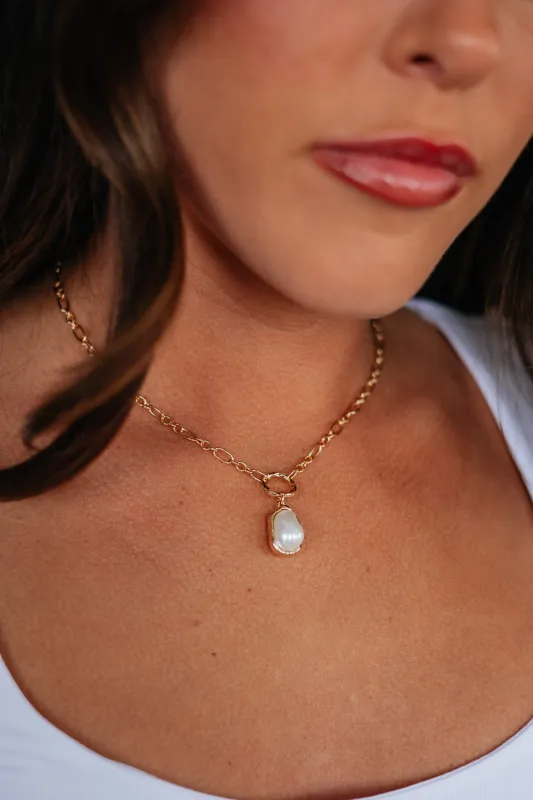 Loriella Pearl Necklace made by Wild Oak Boutique