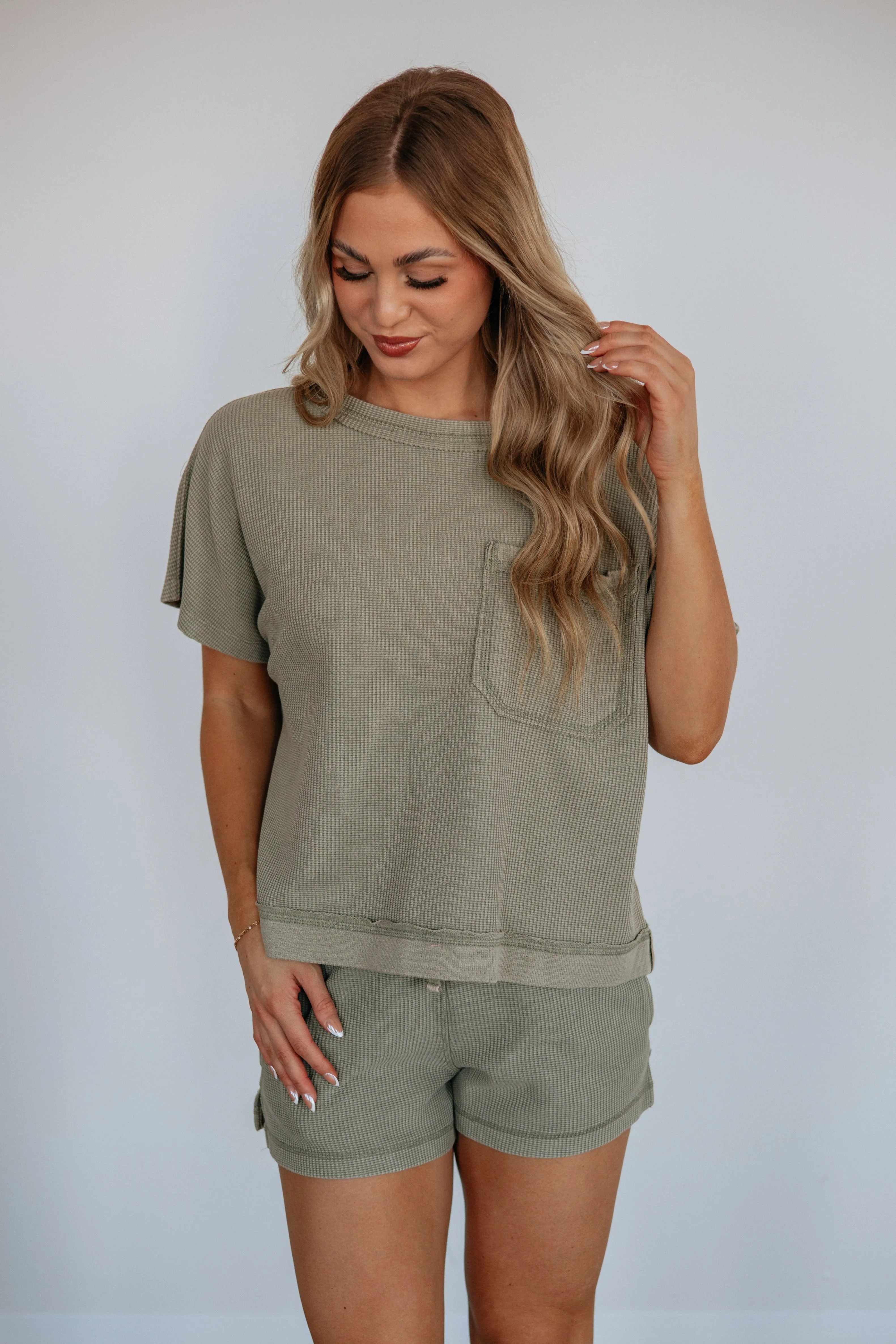 Chelcy Washed Tee sold by Wild Oak Boutique product image thumbnail 4