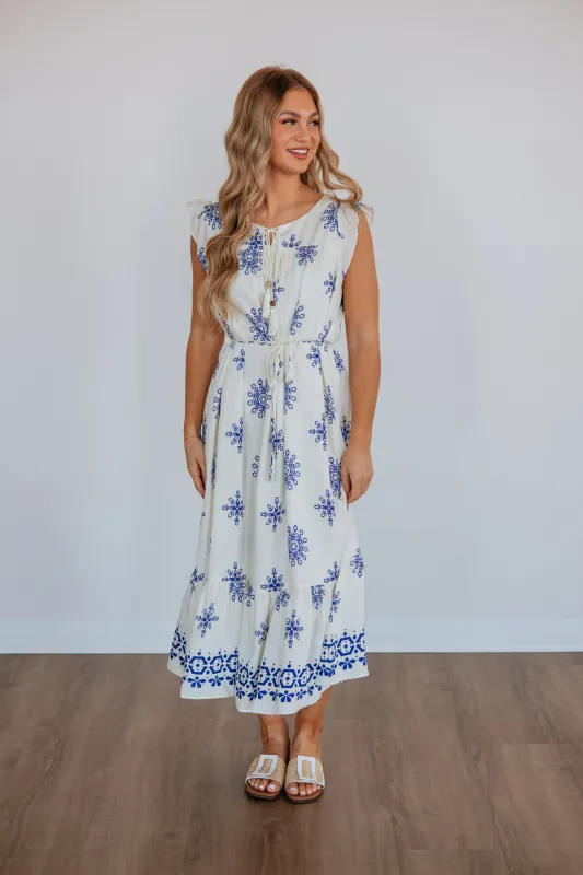 Briette Midi Dress made by Wild Oak Boutique