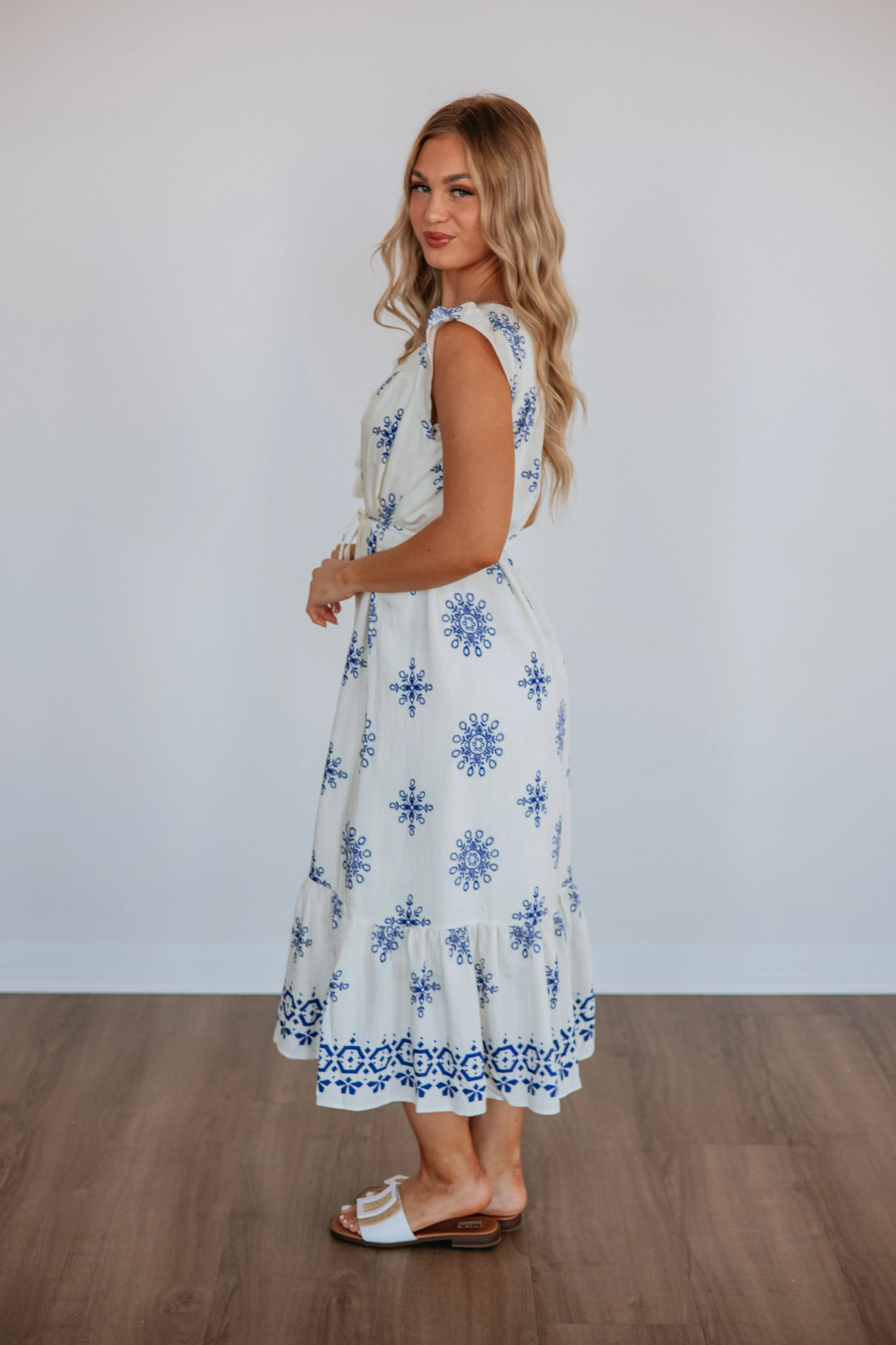 Briette Midi Dress sold by Wild Oak Boutique product image thumbnail 4