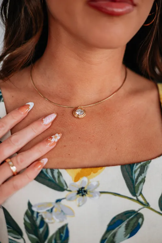 Stay Golden Necklace made by Wild Oak Boutique